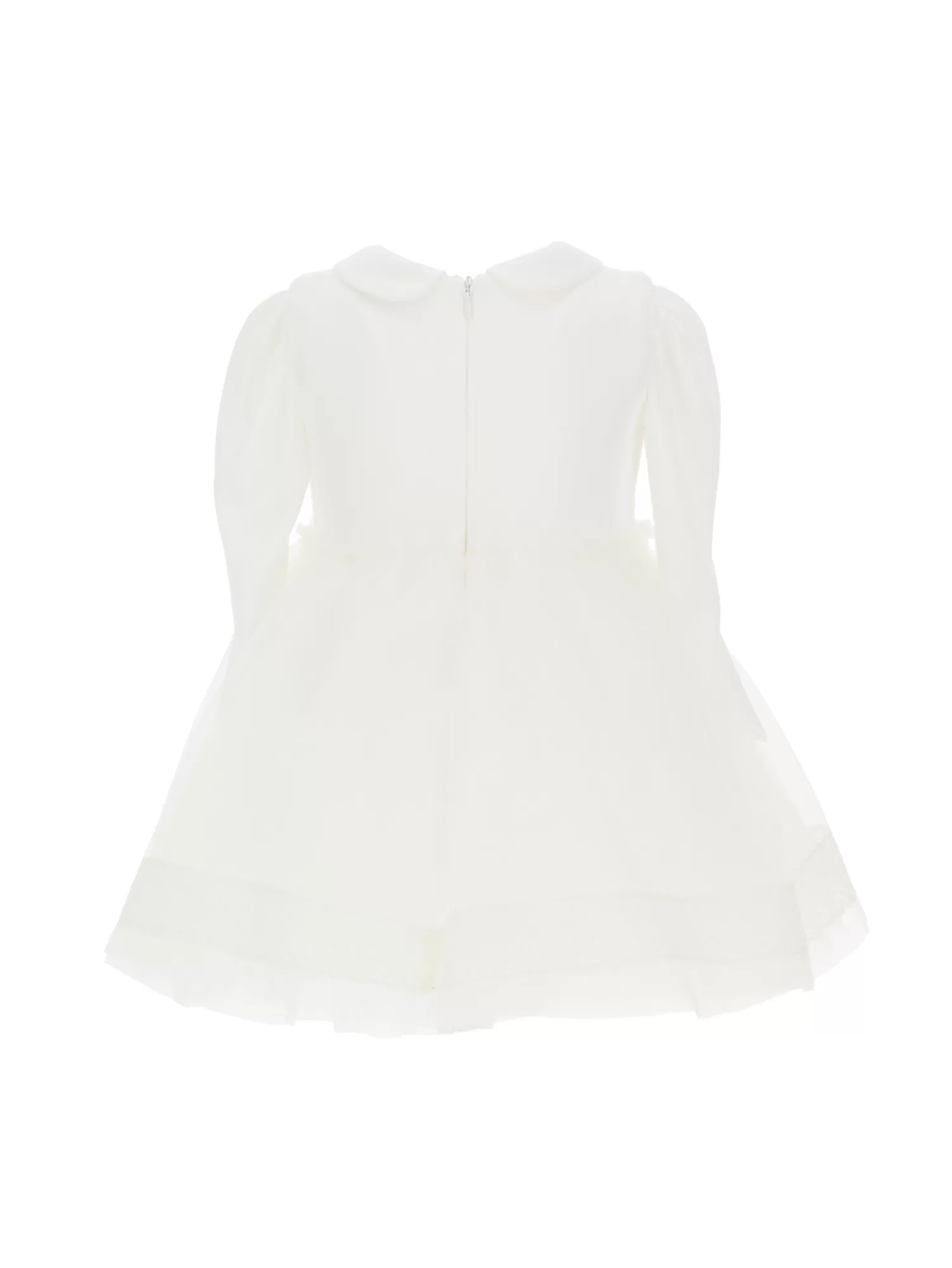 Monnalisa Abito jersey con maxiricamo tulle