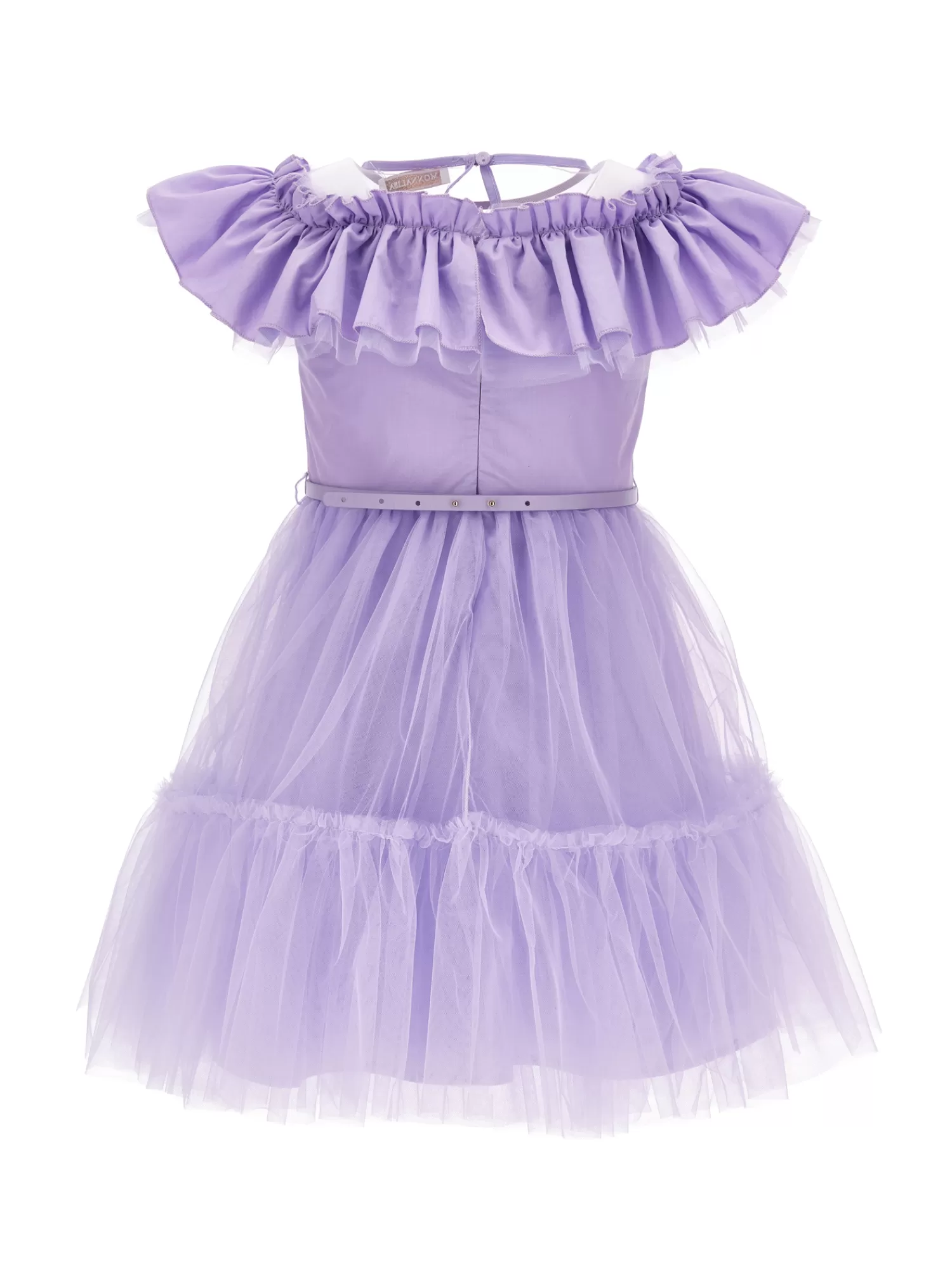 Monnalisa Abito tulle con volant