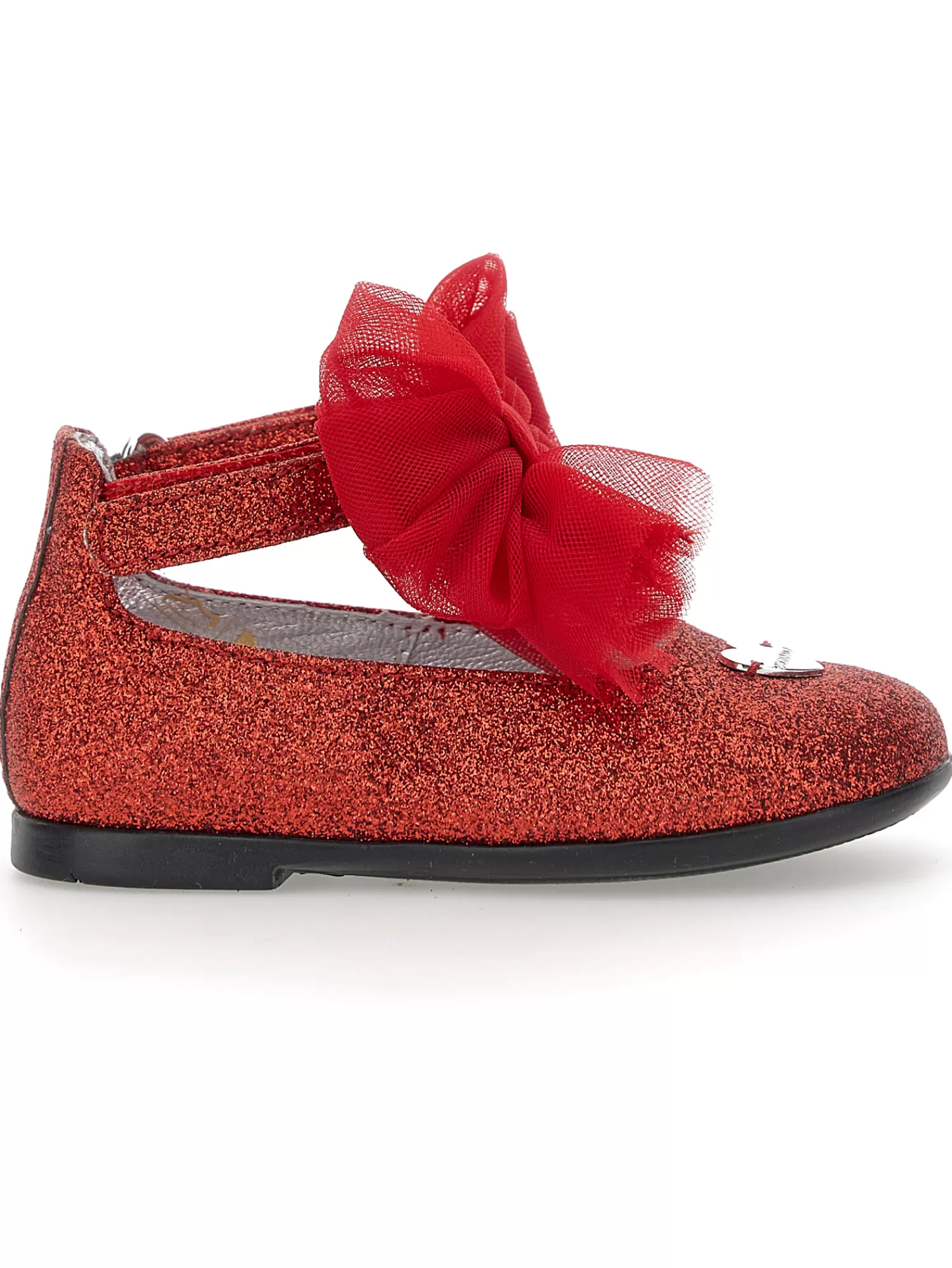 Monnalisa Ballerine glitter con fiocchi