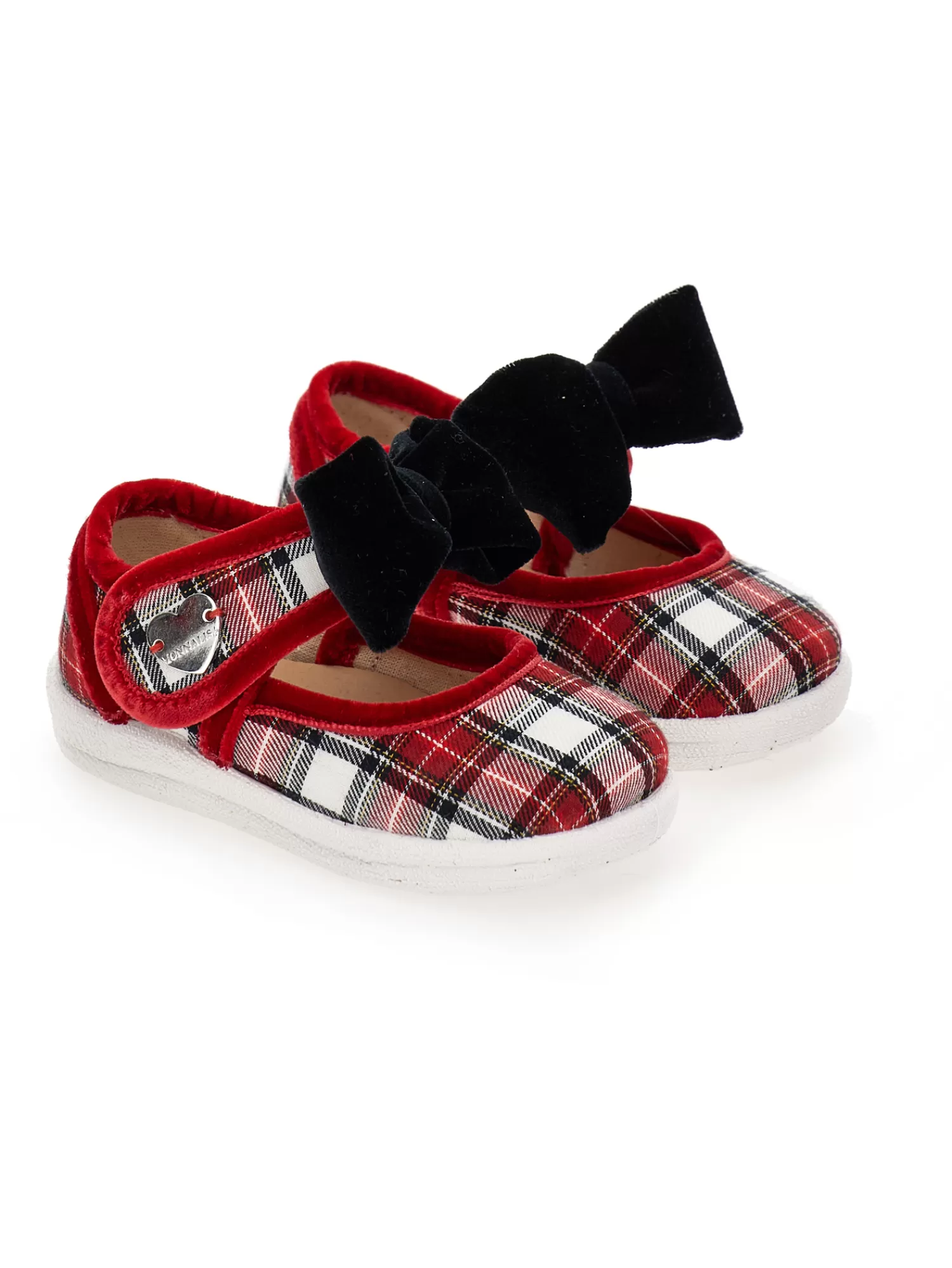 Monnalisa Ballerine tessuto tartan