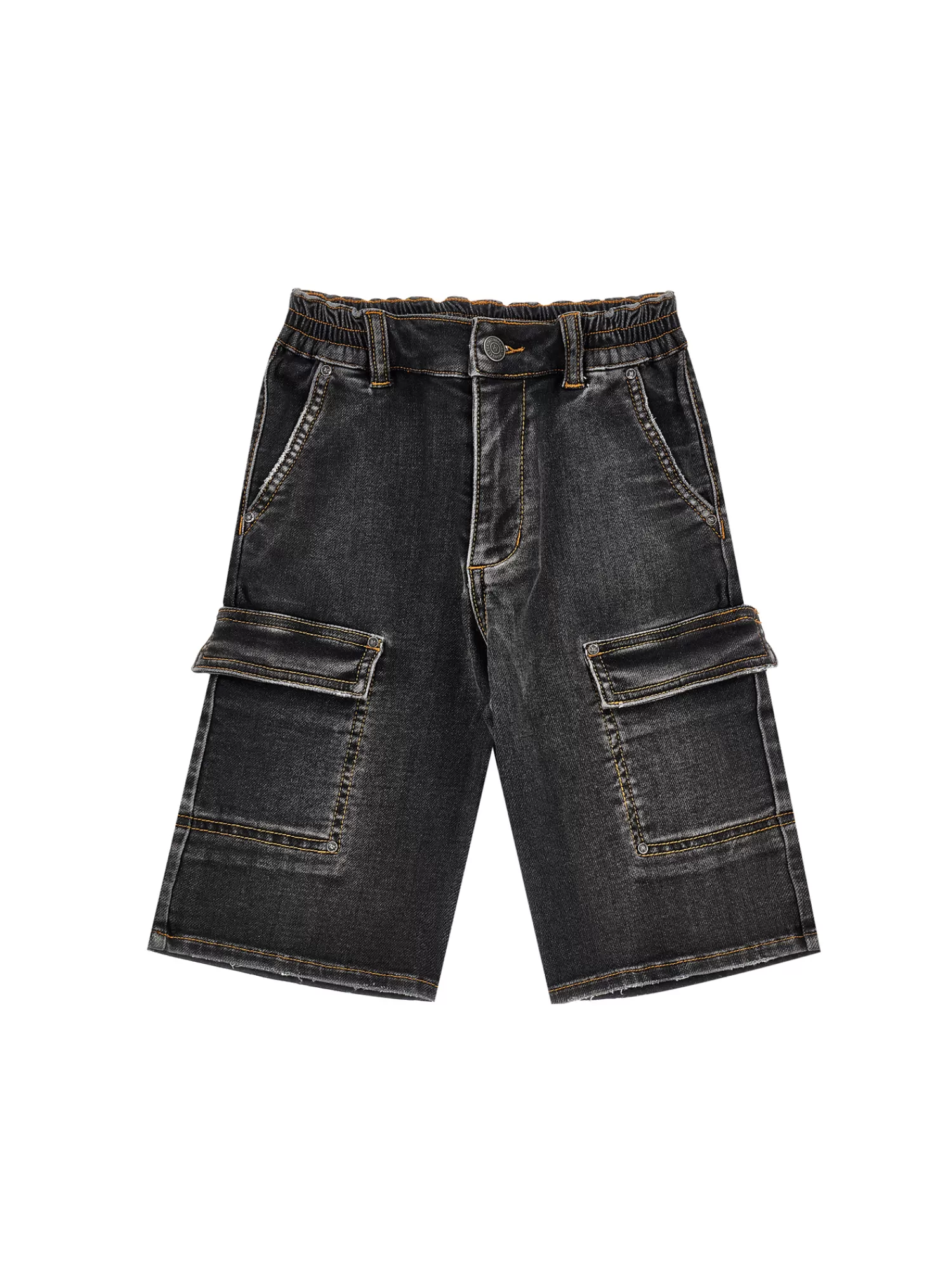 Bambino Monnalisa Bermuda cargo denim Mickey Mouse