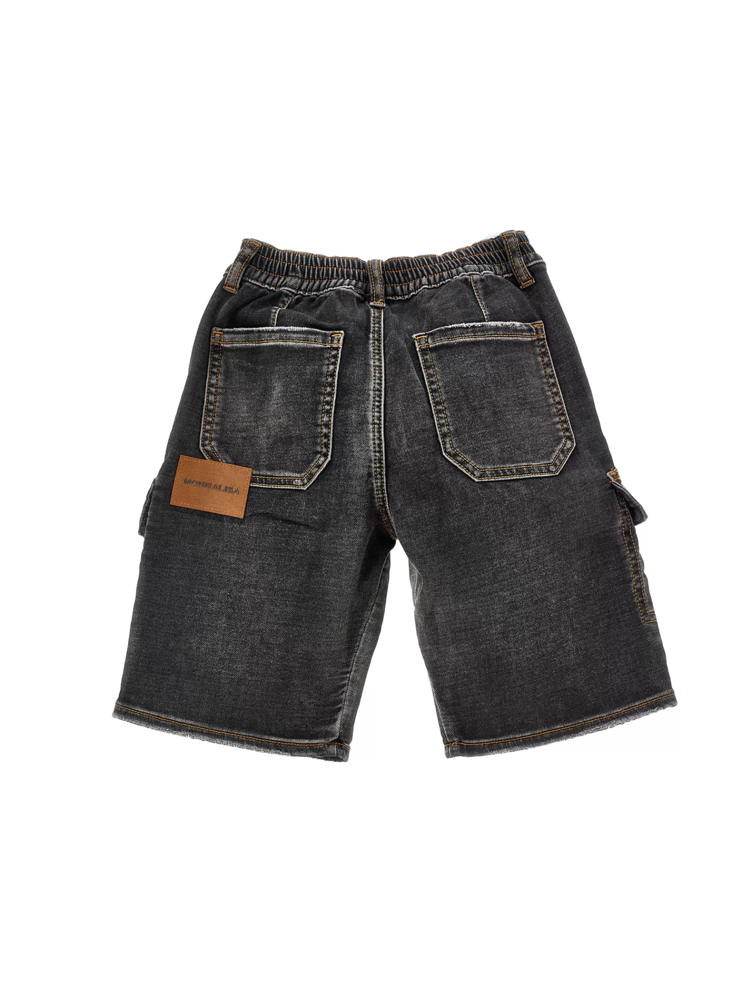 Bambino Monnalisa Bermuda cargo denim Mickey Mouse