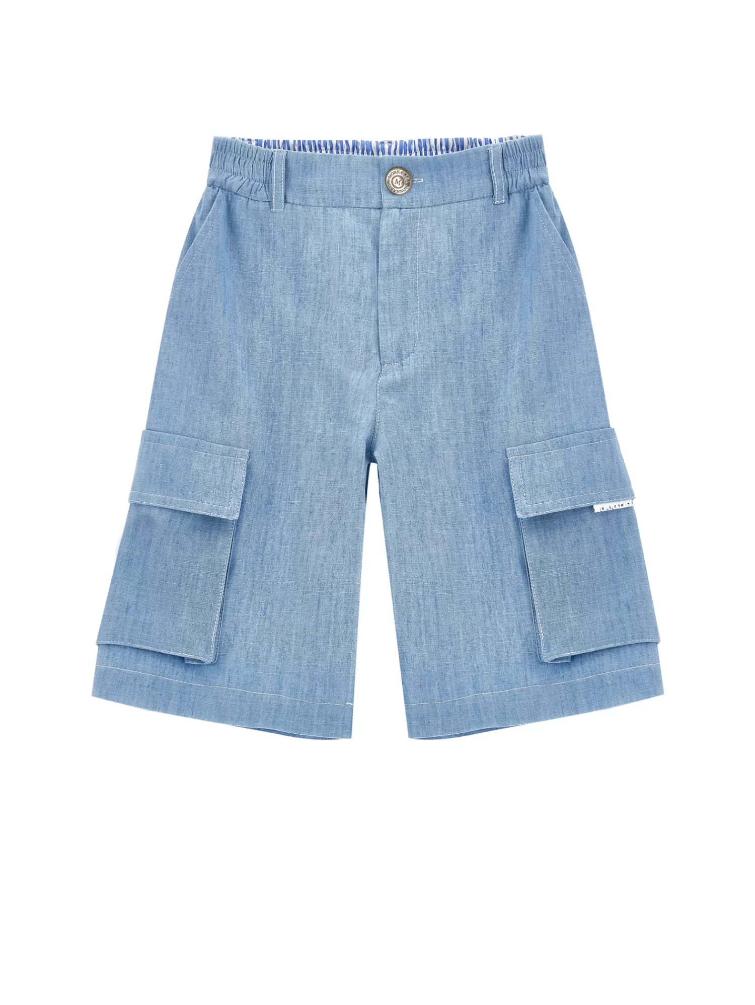 Bambino Monnalisa Bermuda chambray cargo