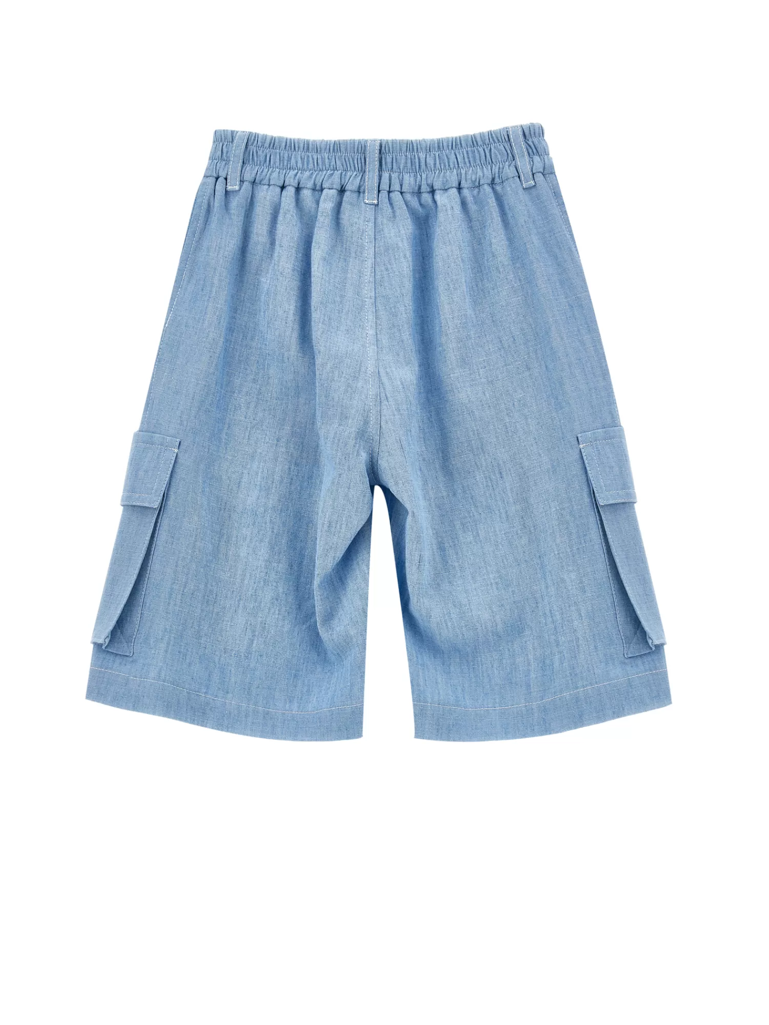 Bambino Monnalisa Bermuda chambray cargo