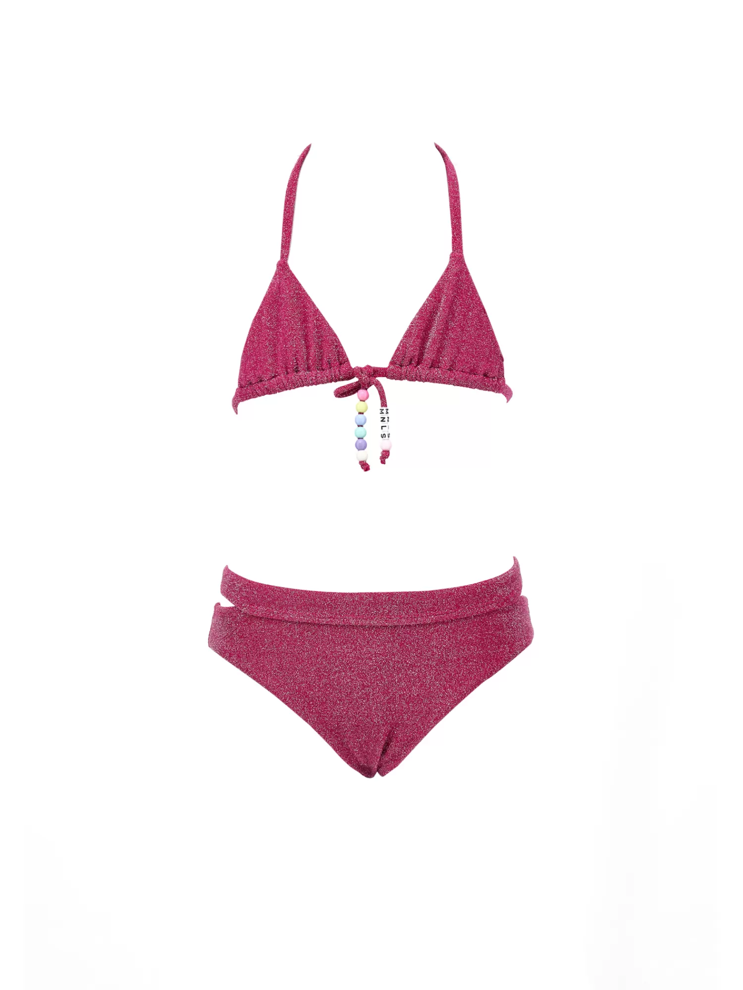 Monnalisa Bikini lurex con perline