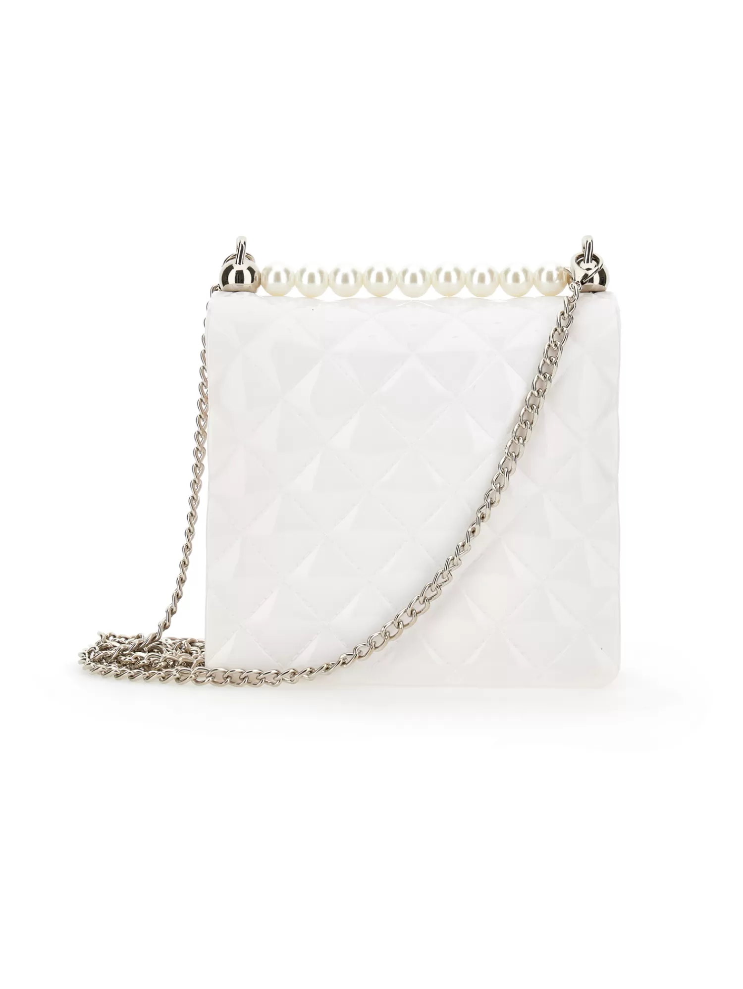 Monnalisa Borsa PVC con perle