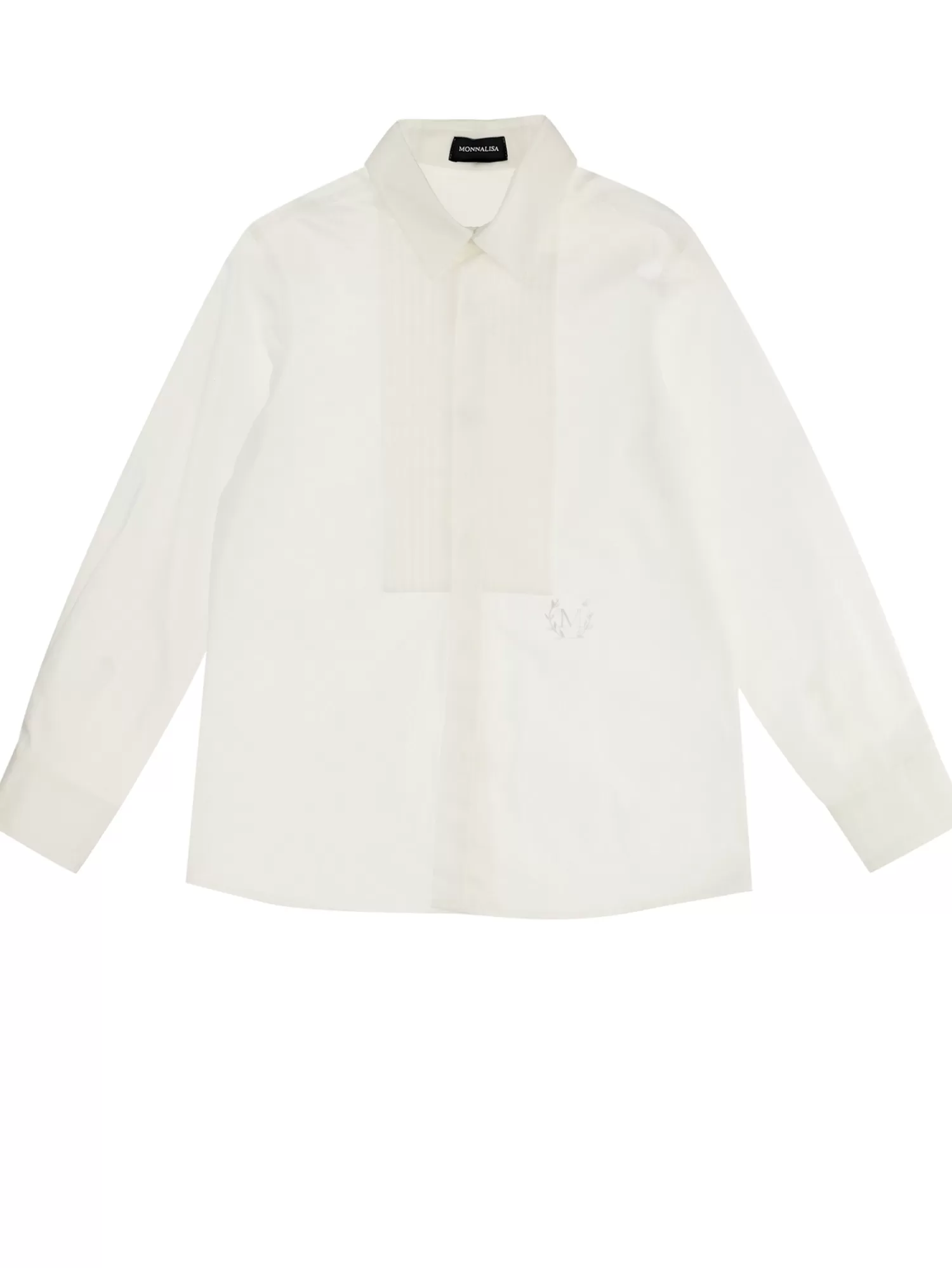 Monnalisa Camicia da smoking con plastron