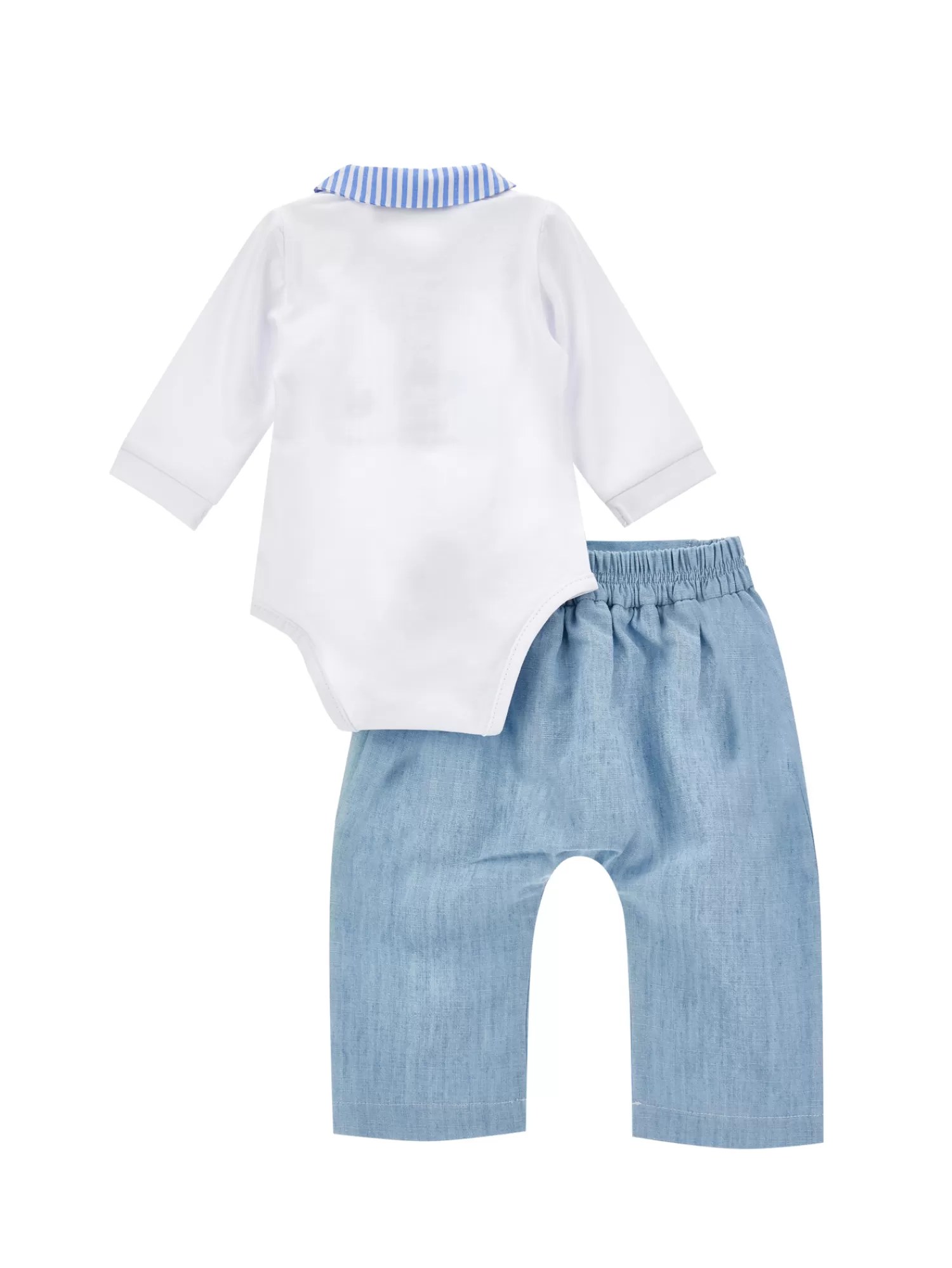 Bambino Monnalisa Completino due pezzi chambray