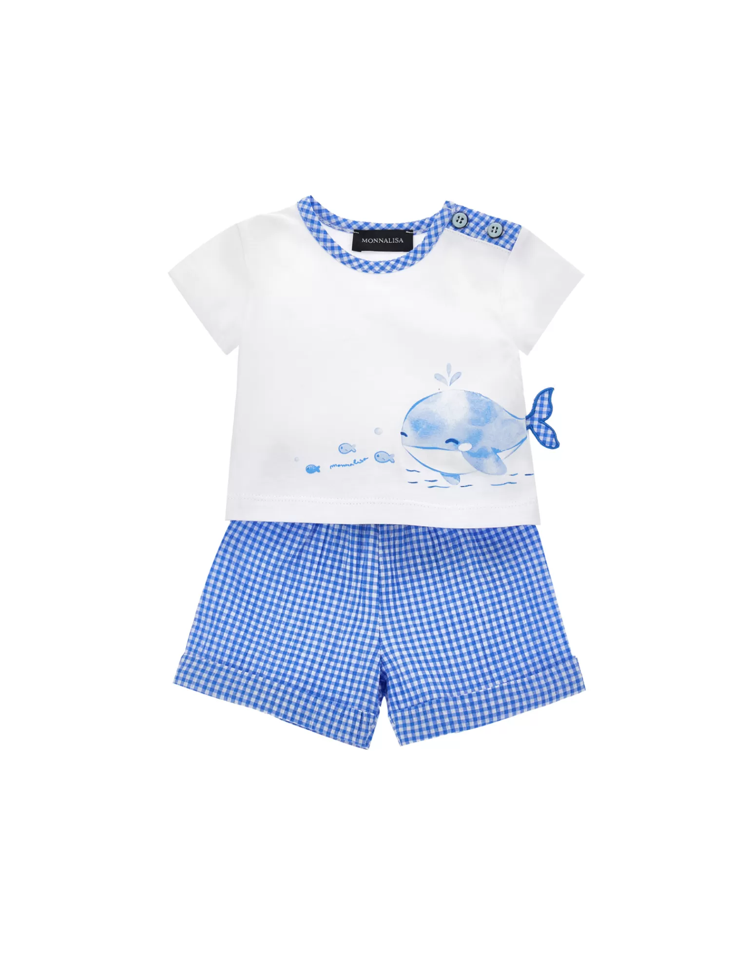 Bambino Monnalisa Completo due pezzi jersey cotone