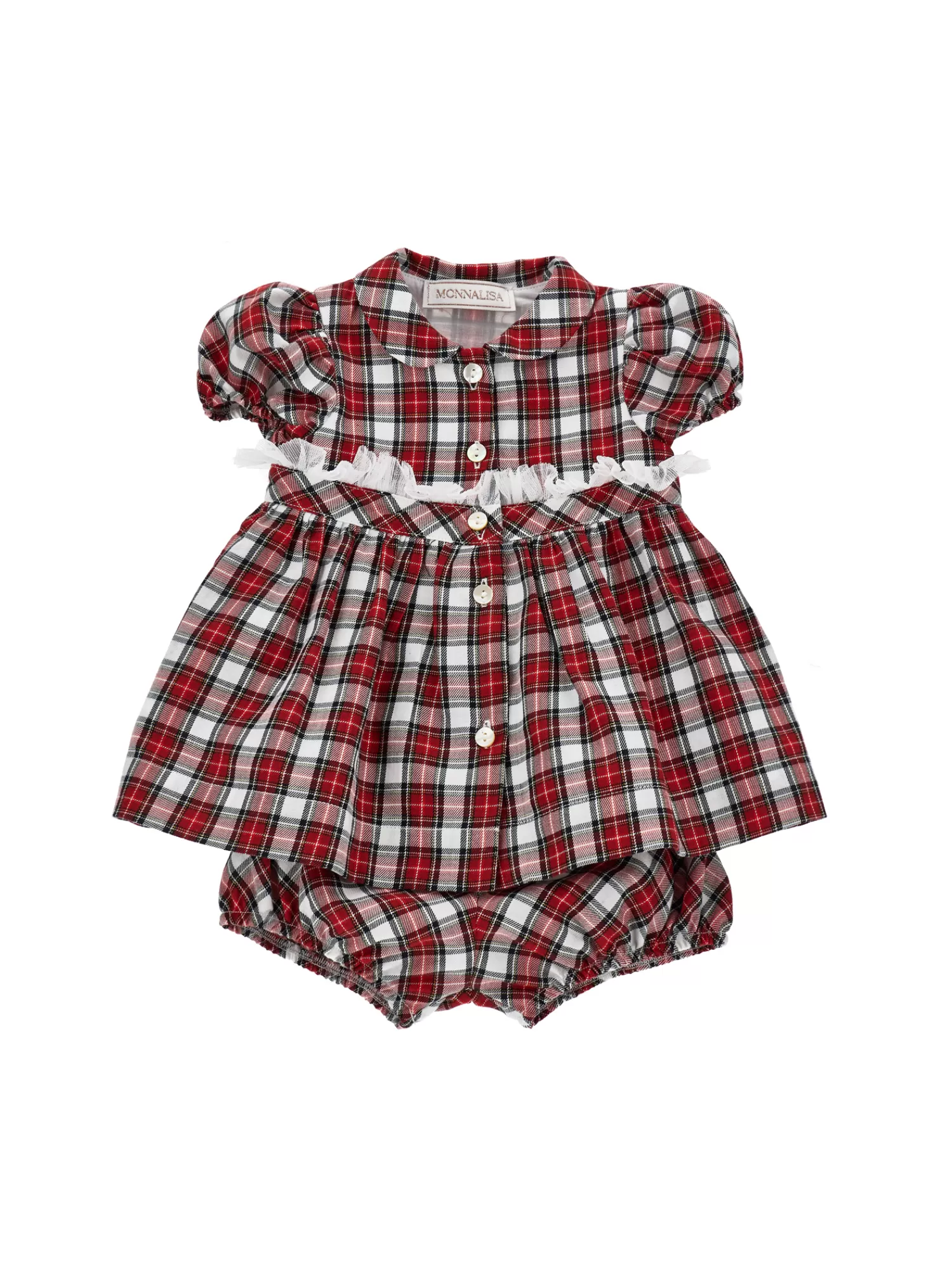 Monnalisa Completo due pezzi tartan