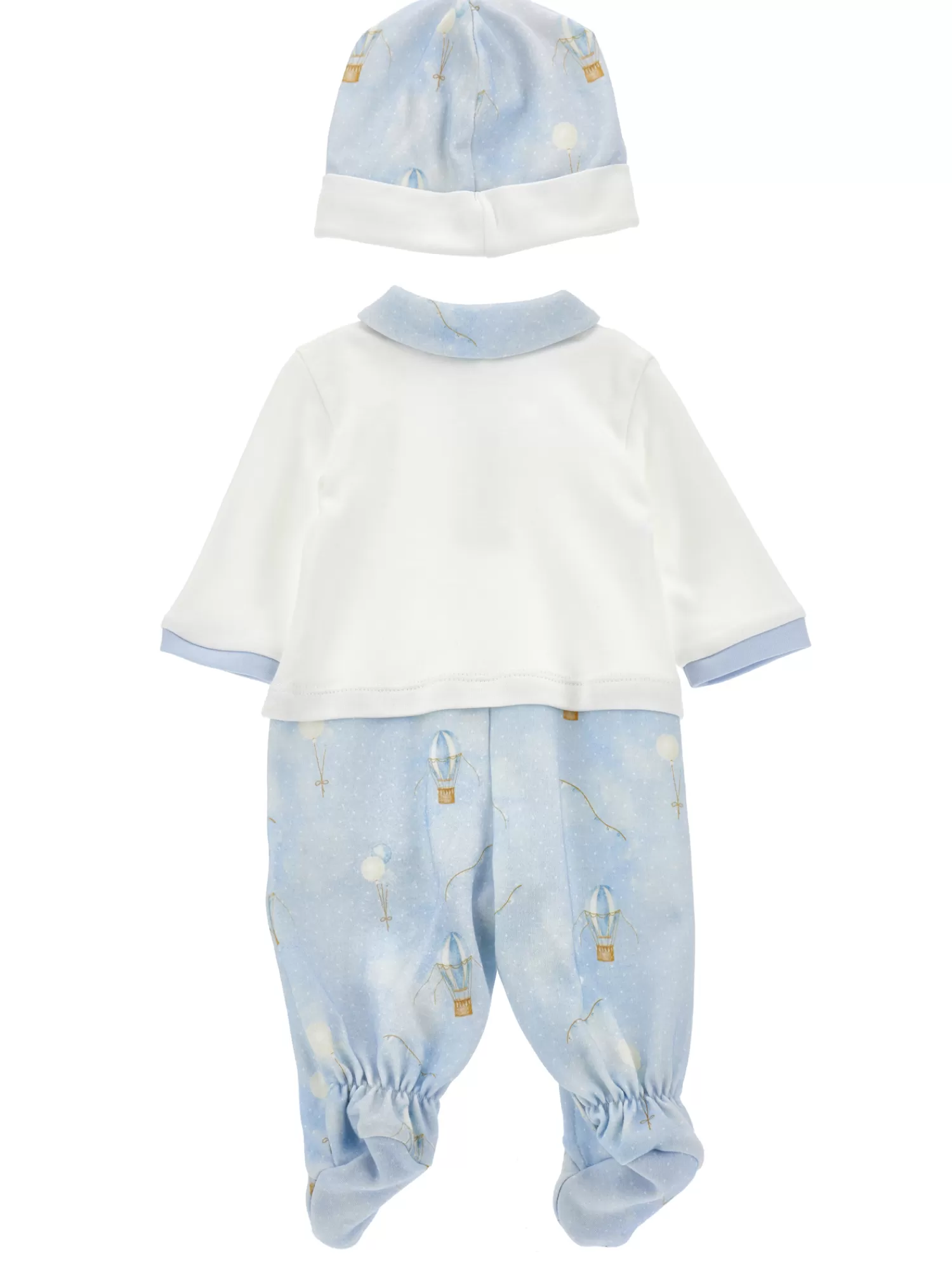 Bambino Monnalisa Completo due pezzi, tutina con cuffietta