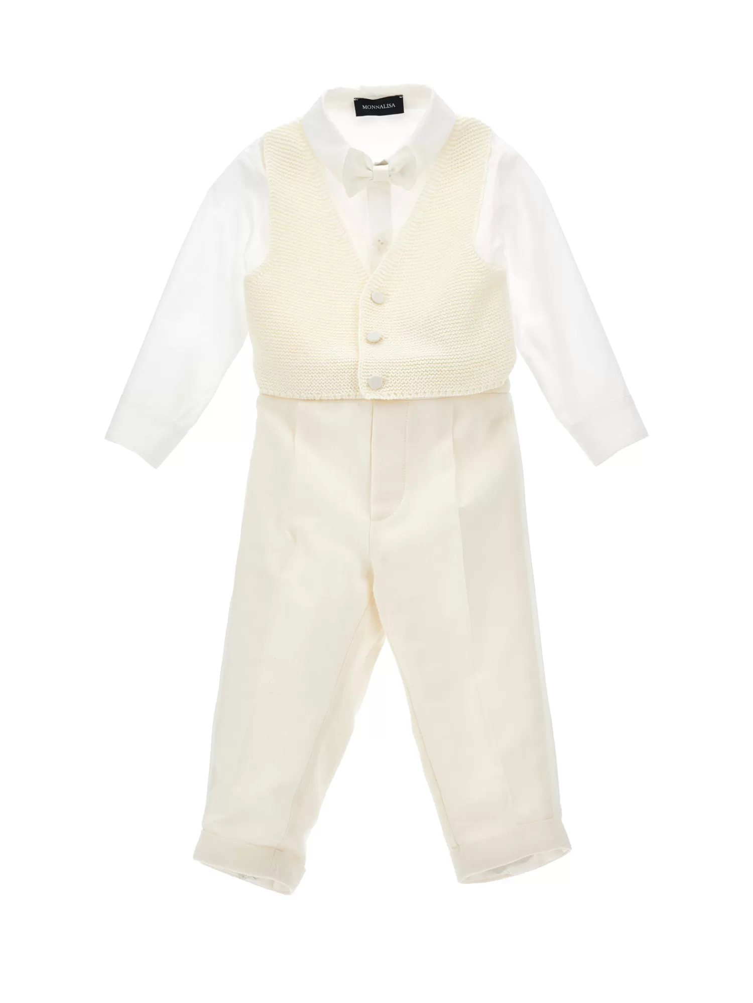 Bambino Monnalisa Completo elegante gilet tricot