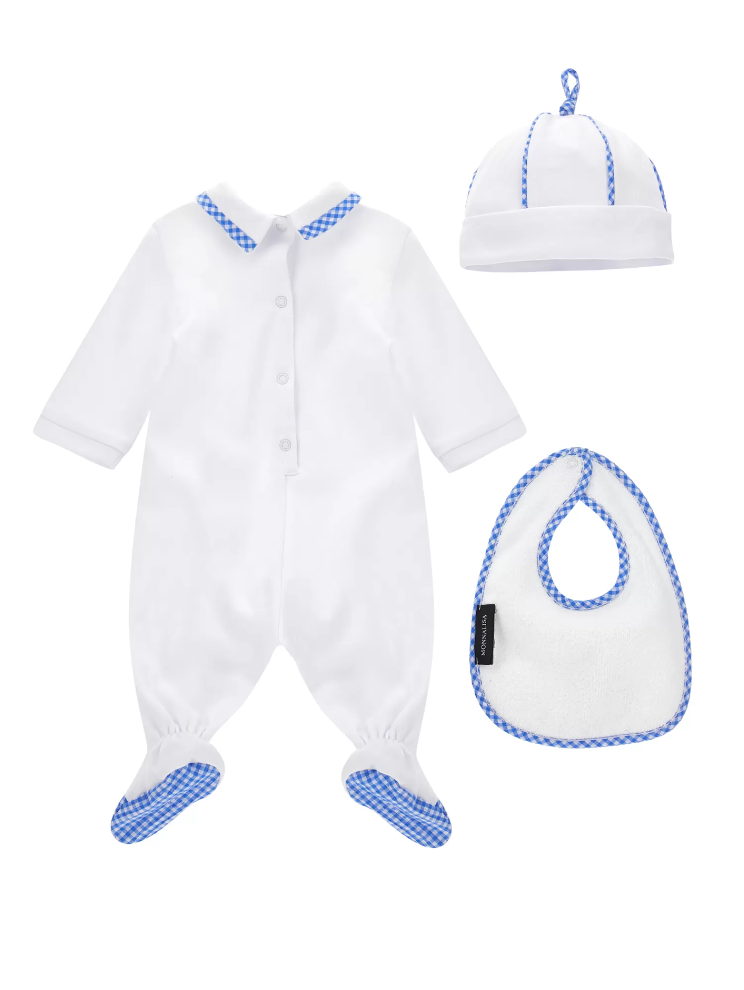 Bambino Monnalisa Completo tre pezzi cotone polpo