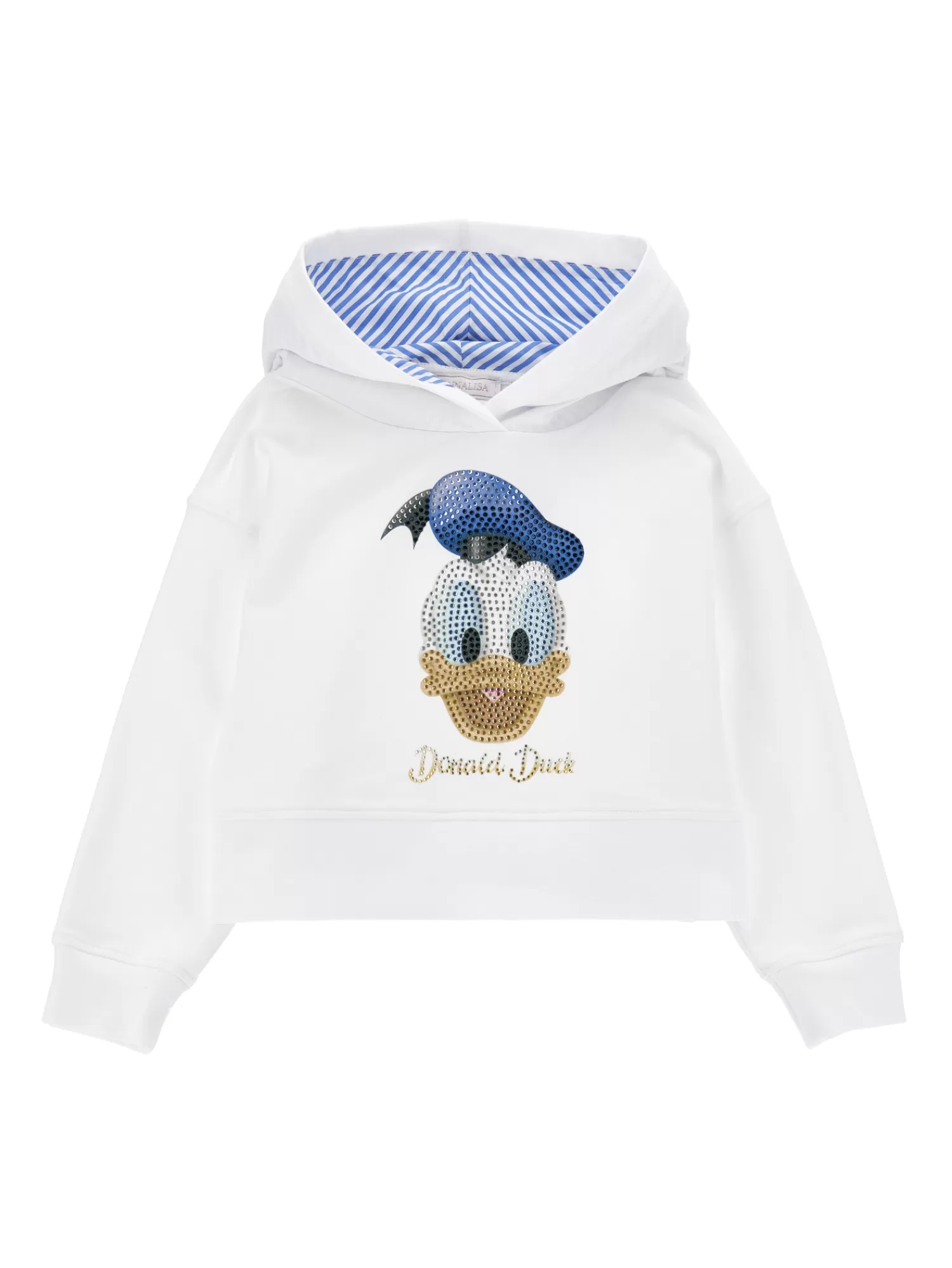 Monnalisa Felpa hoodie Donald Duck