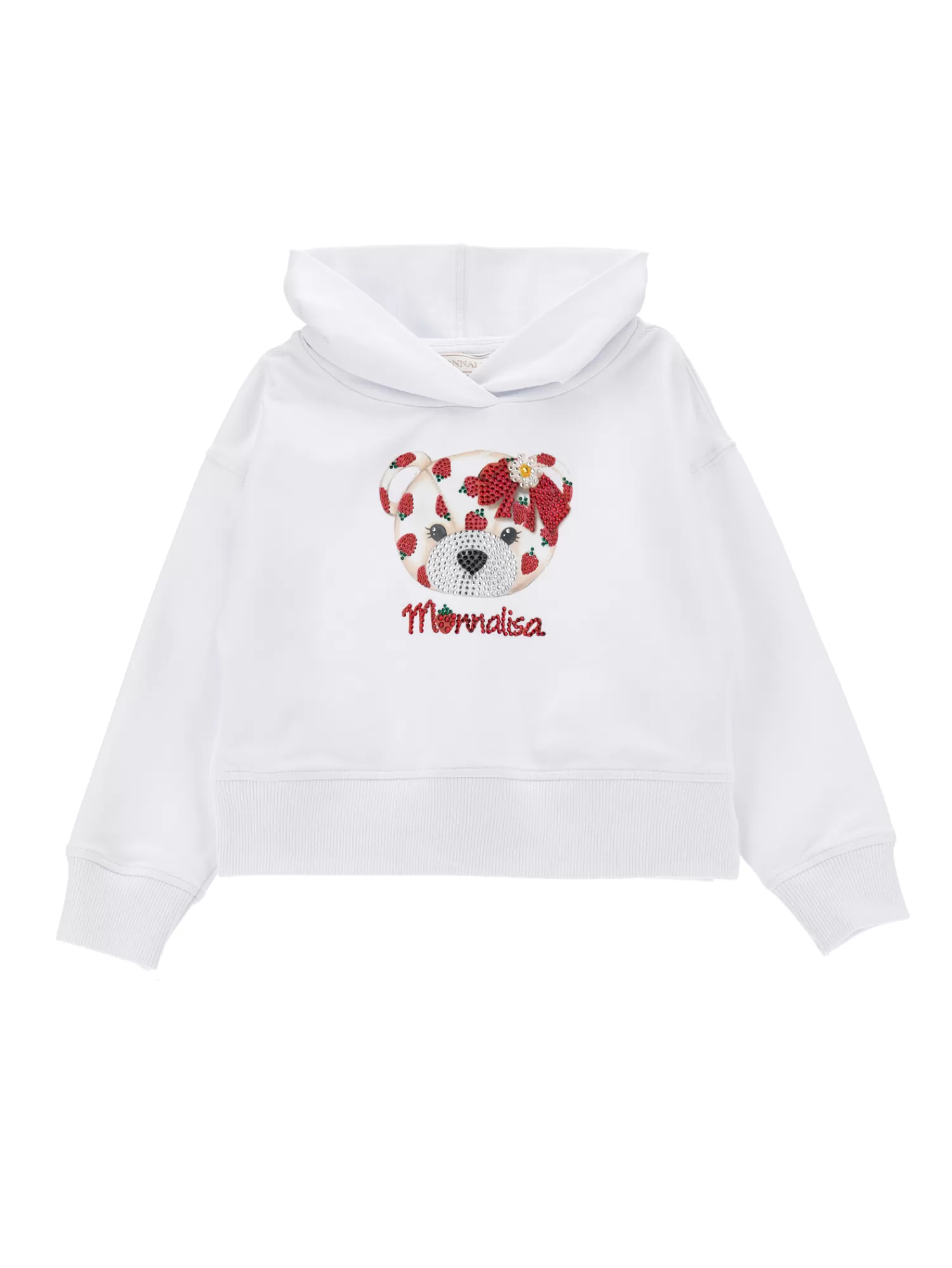 Monnalisa Felpa hoodie teddy bear