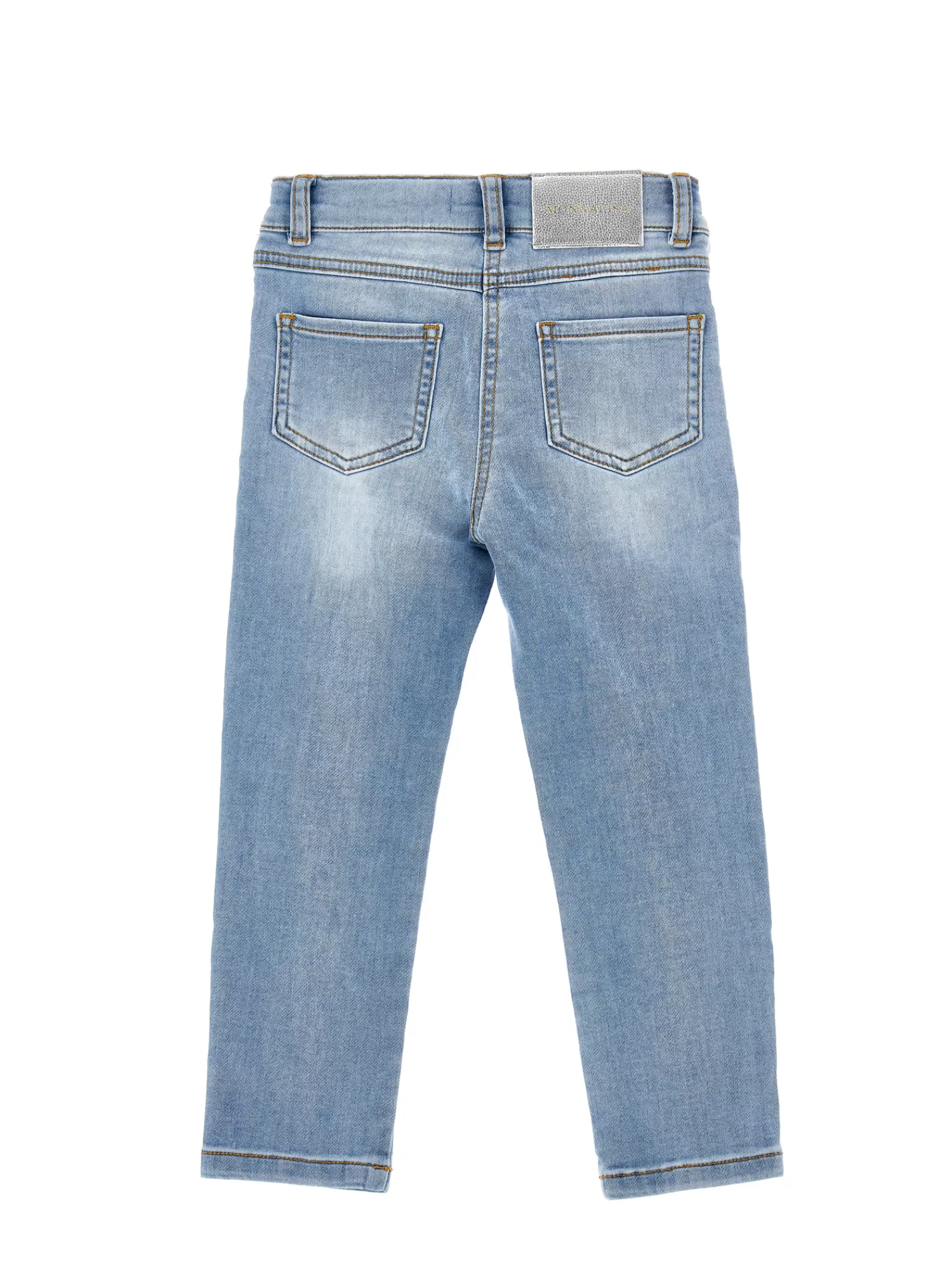 Monnalisa Jeans cinquetasche ricamato