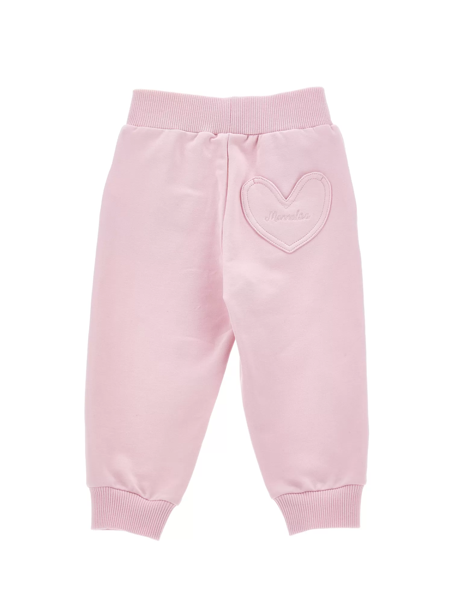 Monnalisa Jogger in felpa con tasca a cuore