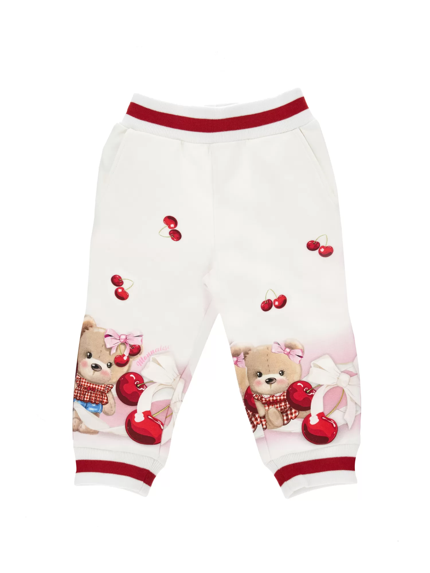 Monnalisa Jogger teddy felpa cotone