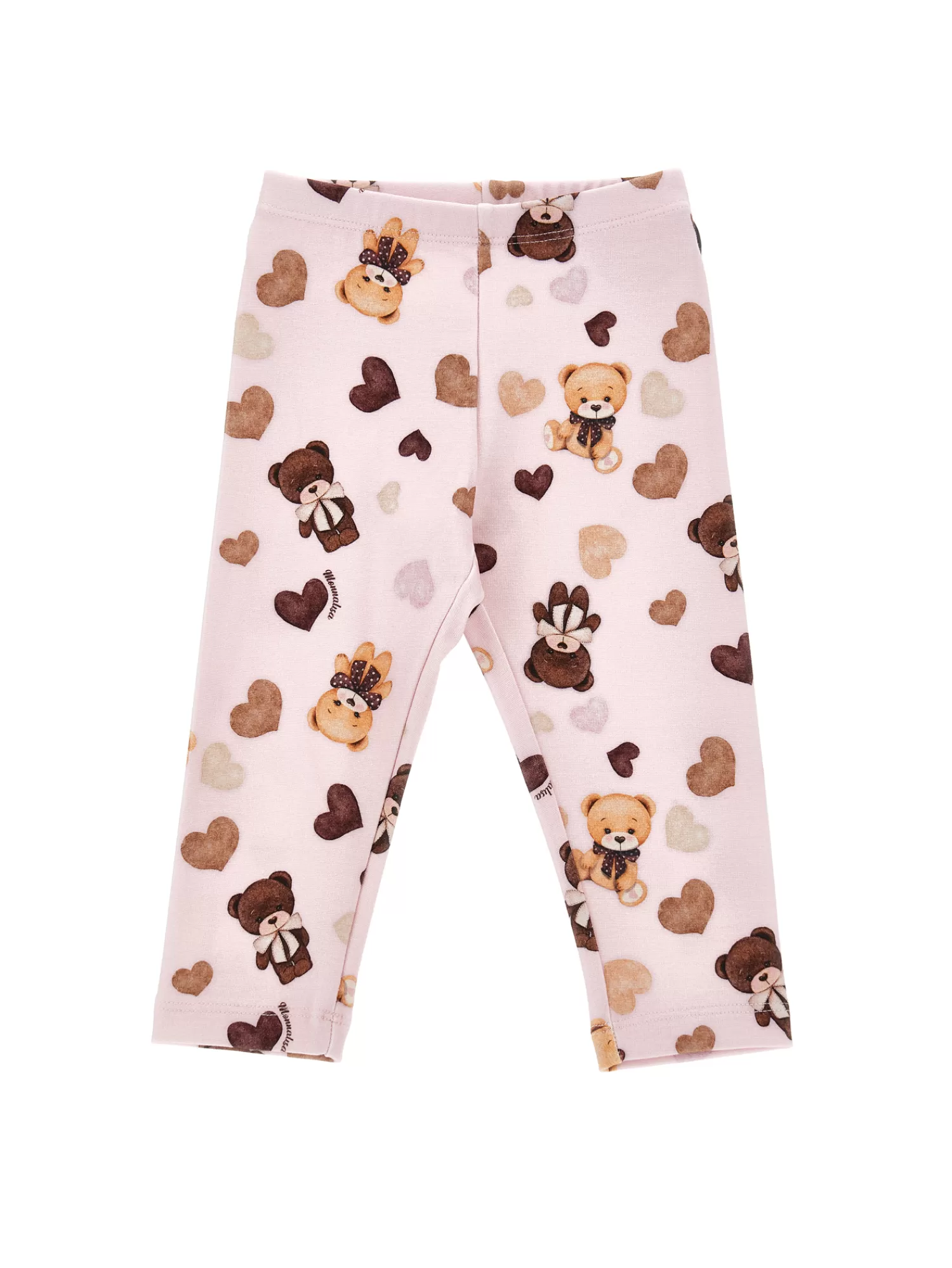 Monnalisa Leggings jersey orsetti e cuore