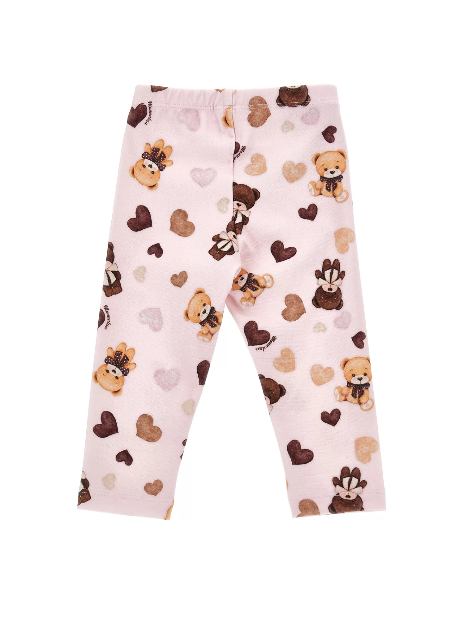 Monnalisa Leggings jersey orsetti e cuore