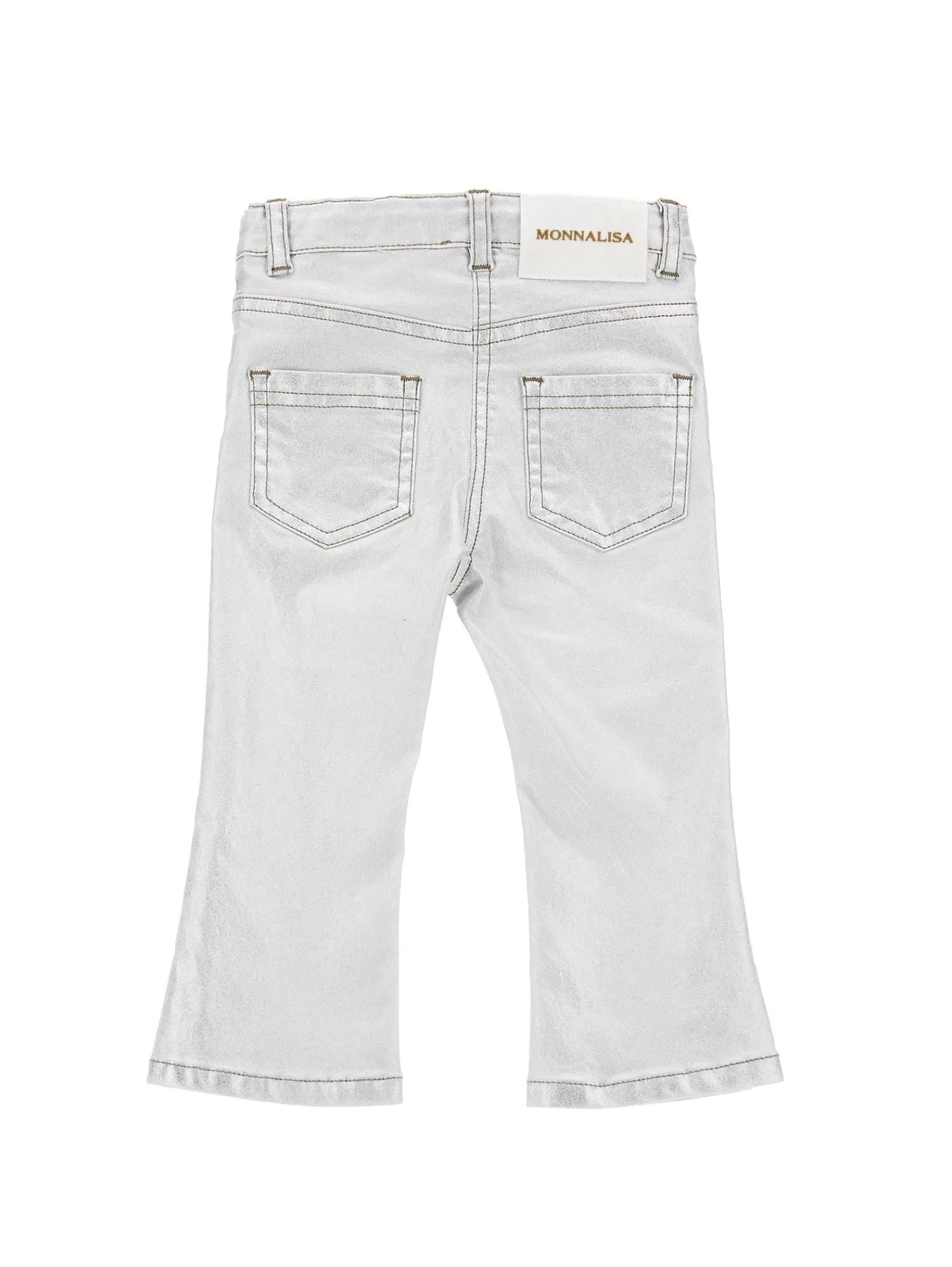 Monnalisa Pantalone denim laminato