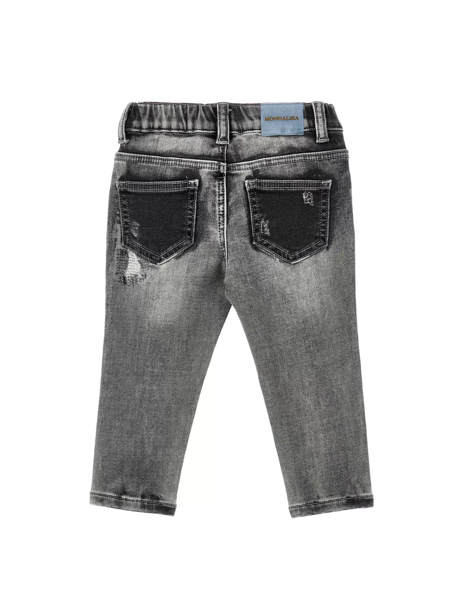 Bambino Monnalisa Pantaloni  denim  con ricami