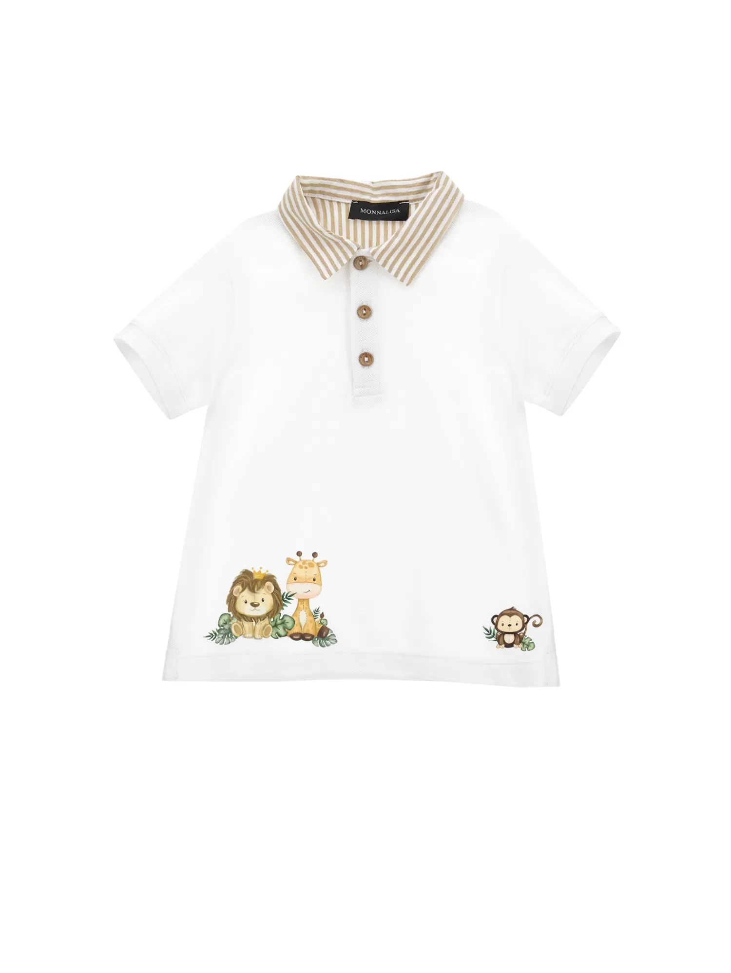 Bambino Monnalisa Polo piquet con animaletti