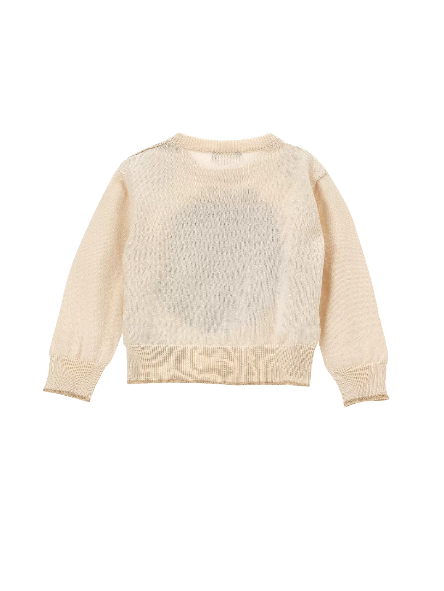 Bambino Monnalisa Pull cotone intarsio leone