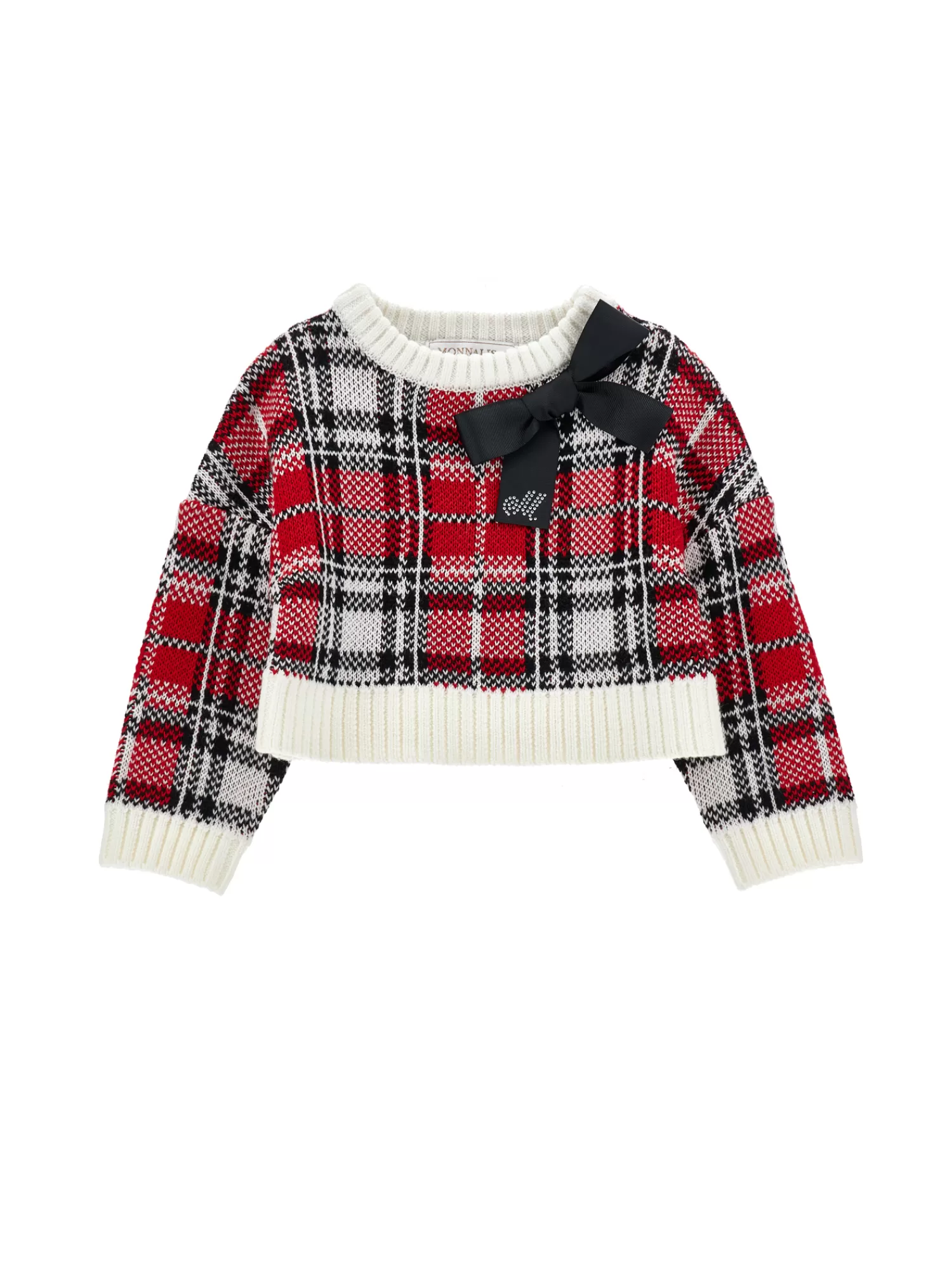 Monnalisa Pull misto lana tartan