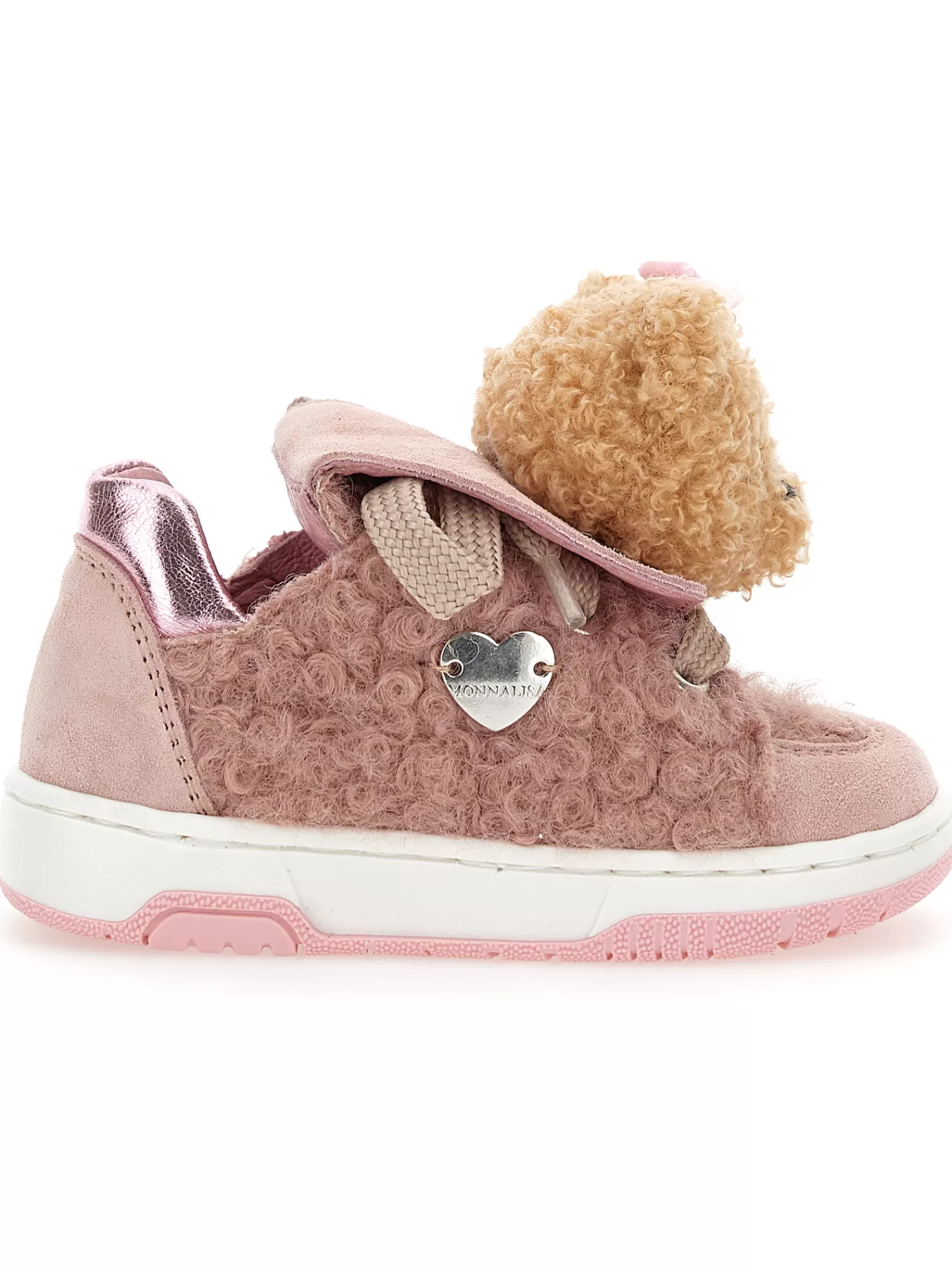 Monnalisa Scarpe tennis peluche con orsetto