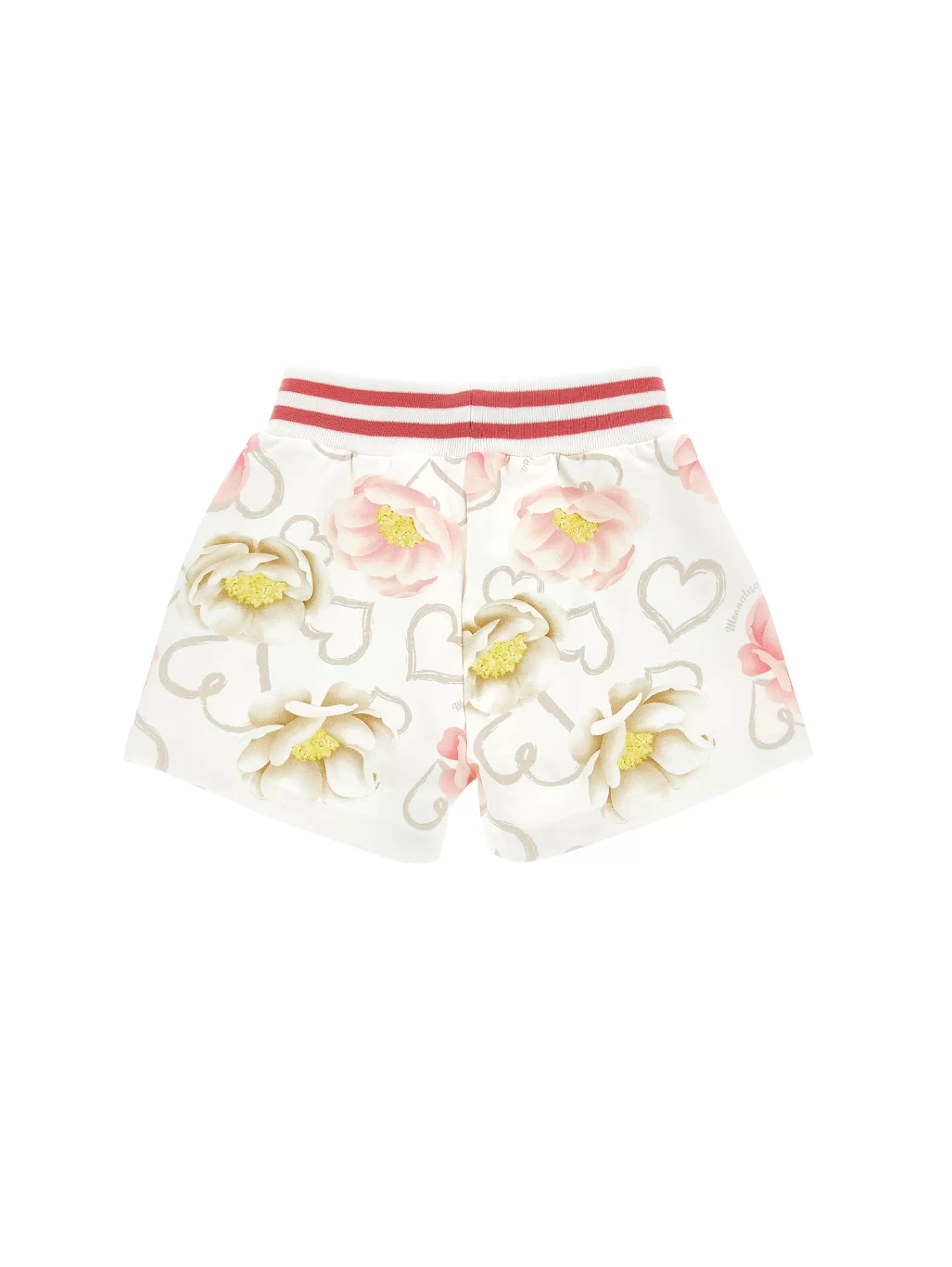 Monnalisa Shorts felpa stampa anemoni