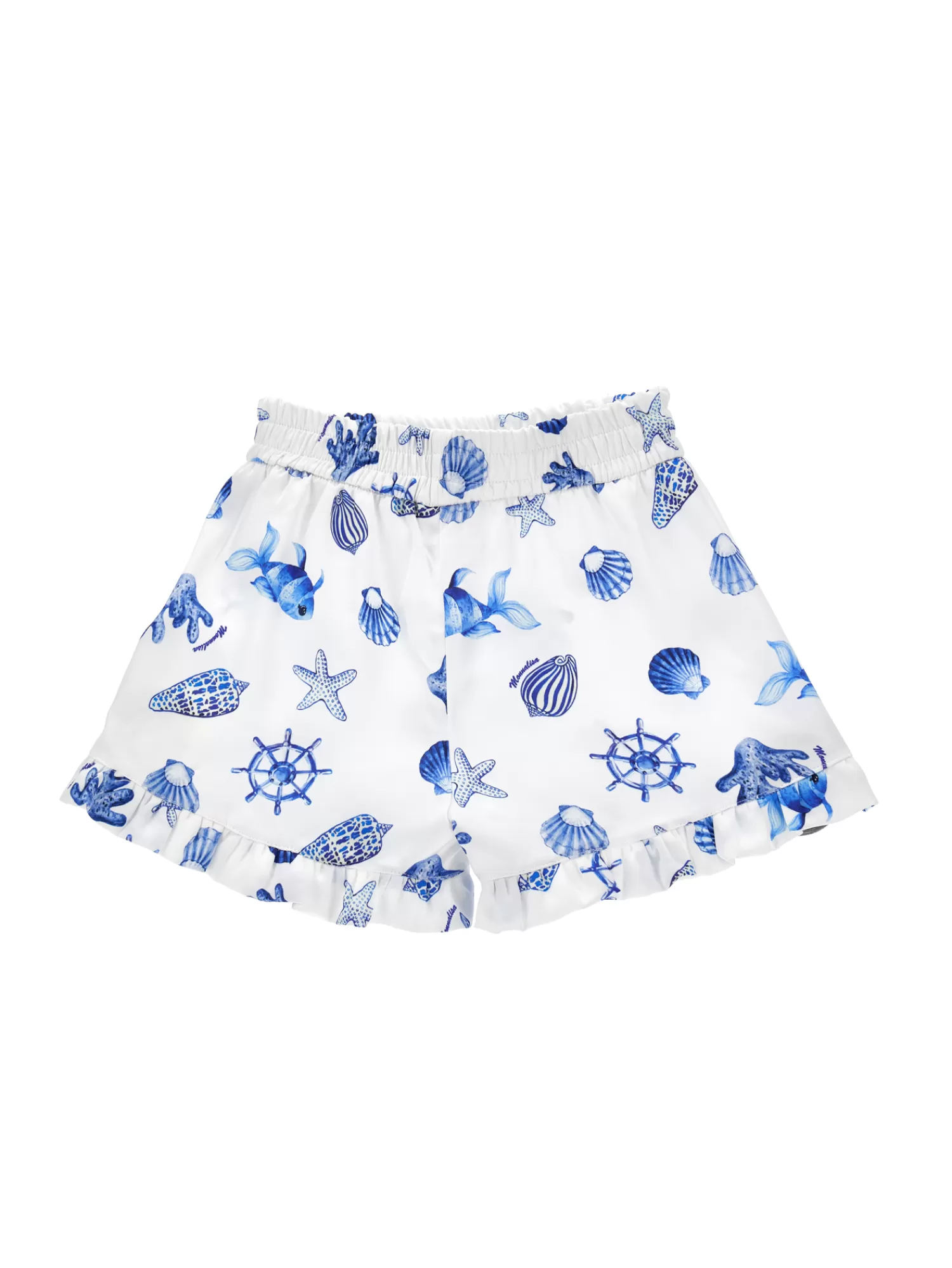 Monnalisa Shorts rasetto stampa marine