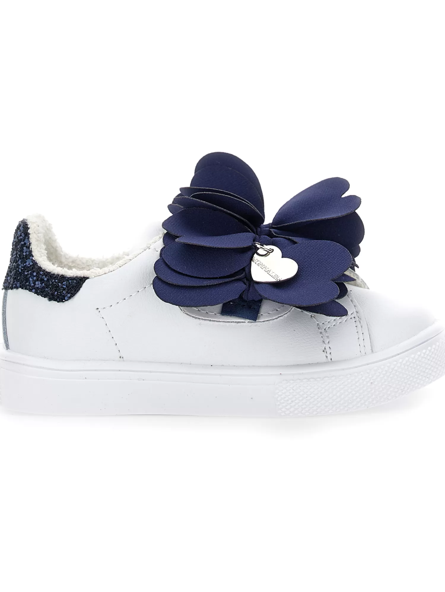 Monnalisa Sneakers con petali in tessuto