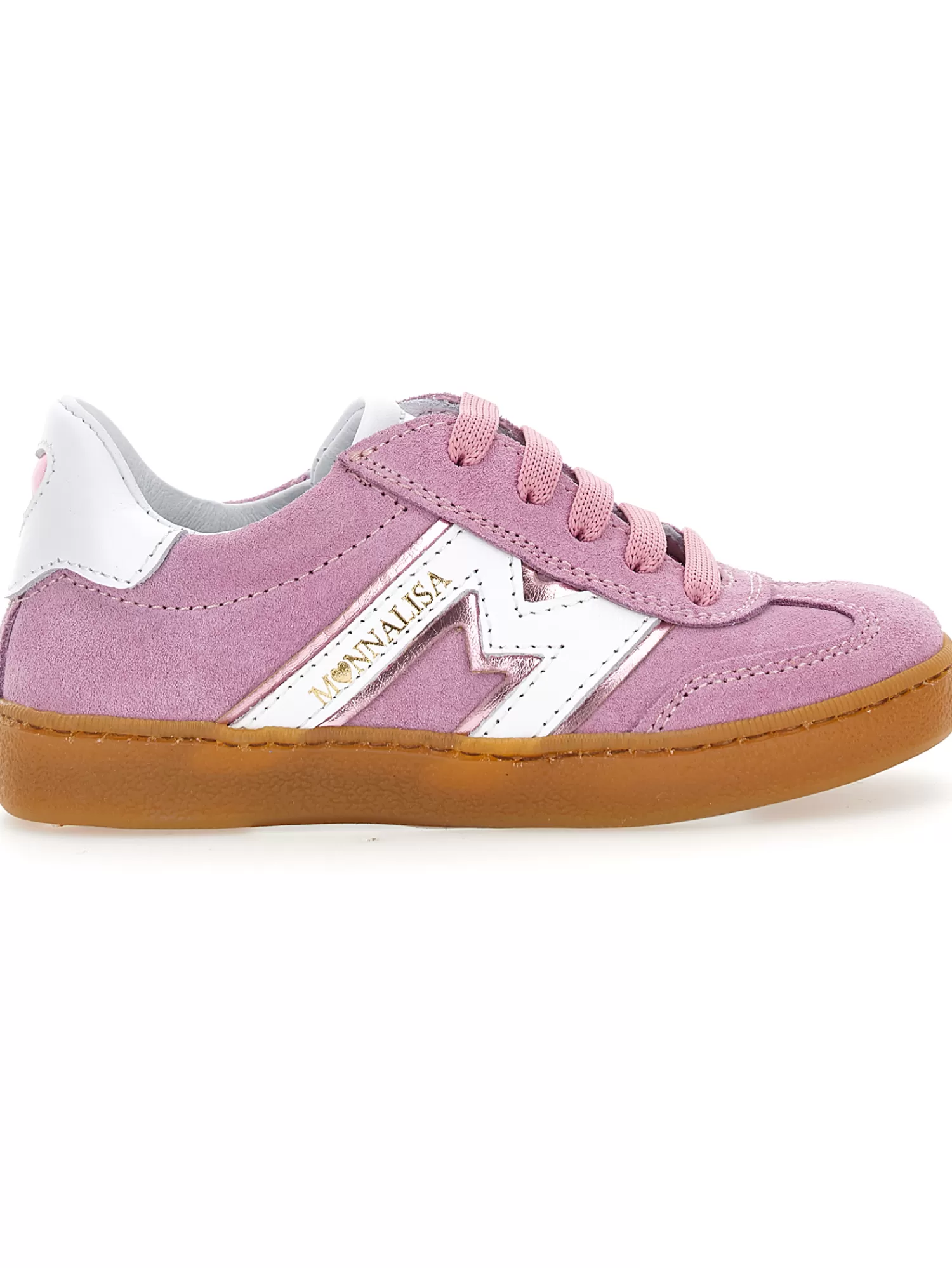 Monnalisa Sneakers crosta e nappa