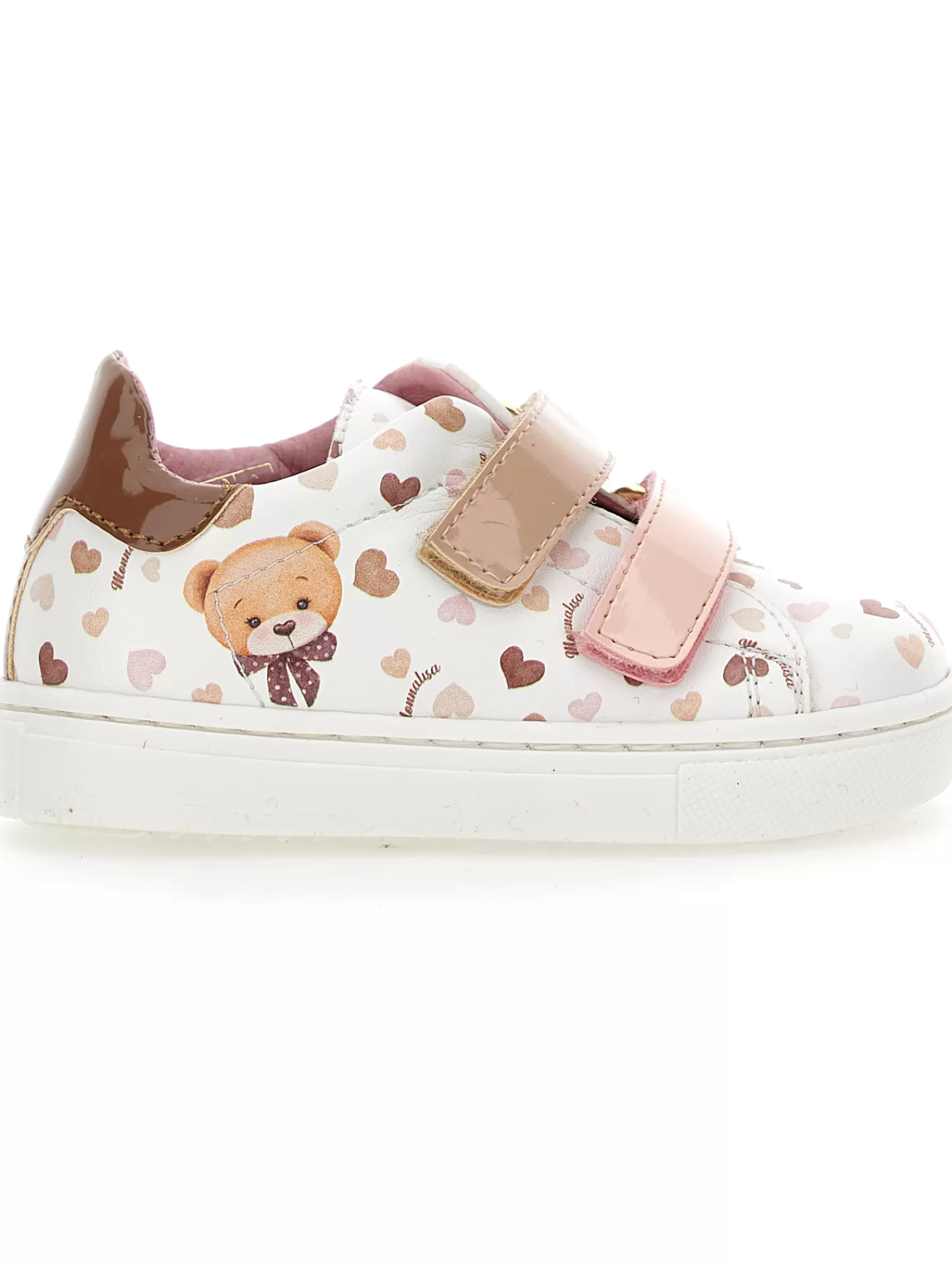 Monnalisa Sneakers tessuto tecnico con orsetti