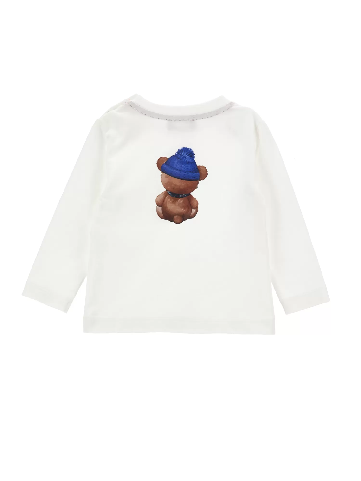 Bambino Monnalisa T-shirt con orsetto fronte e retro