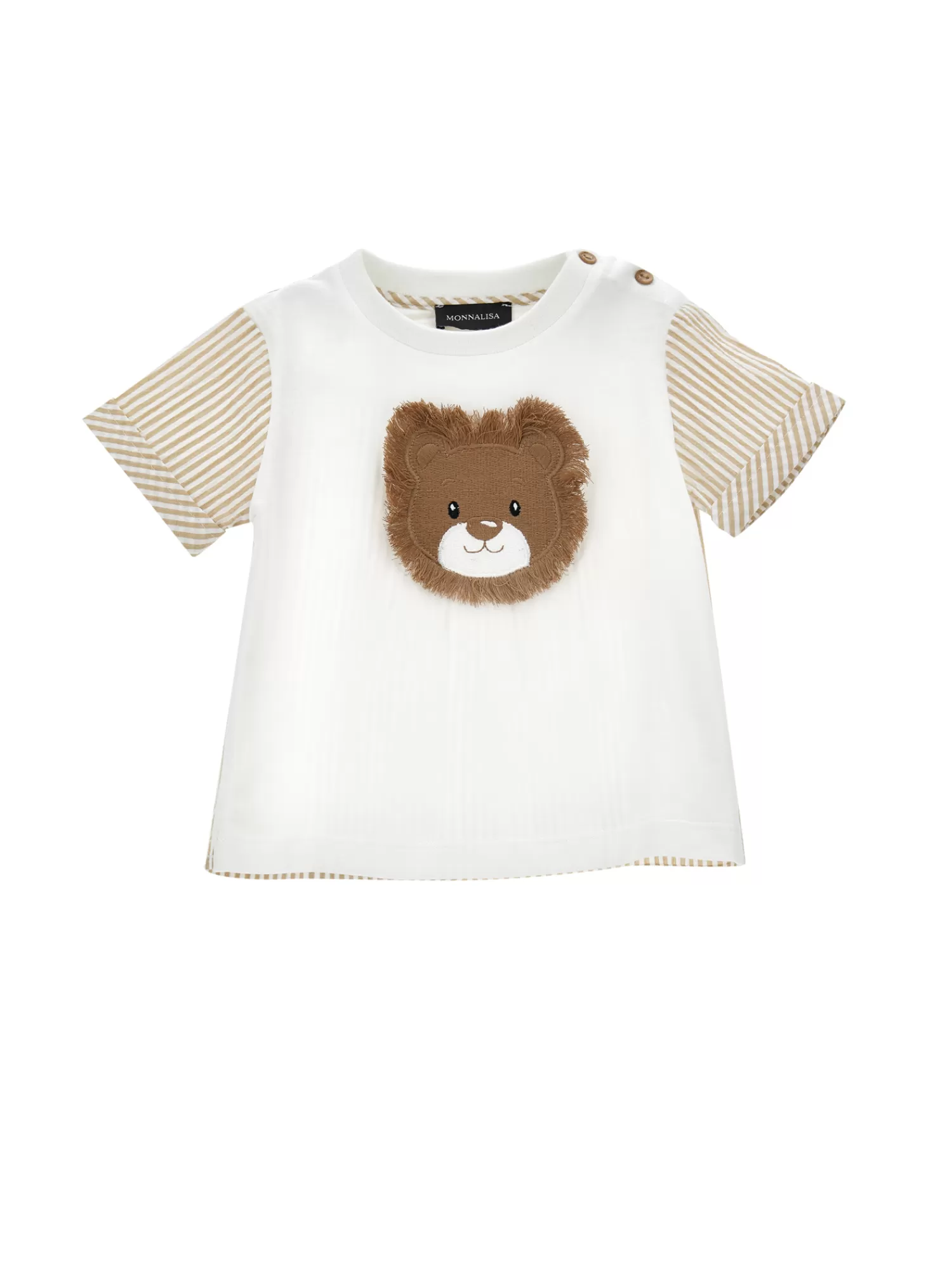 Bambino Monnalisa T-shirt cotone con leone