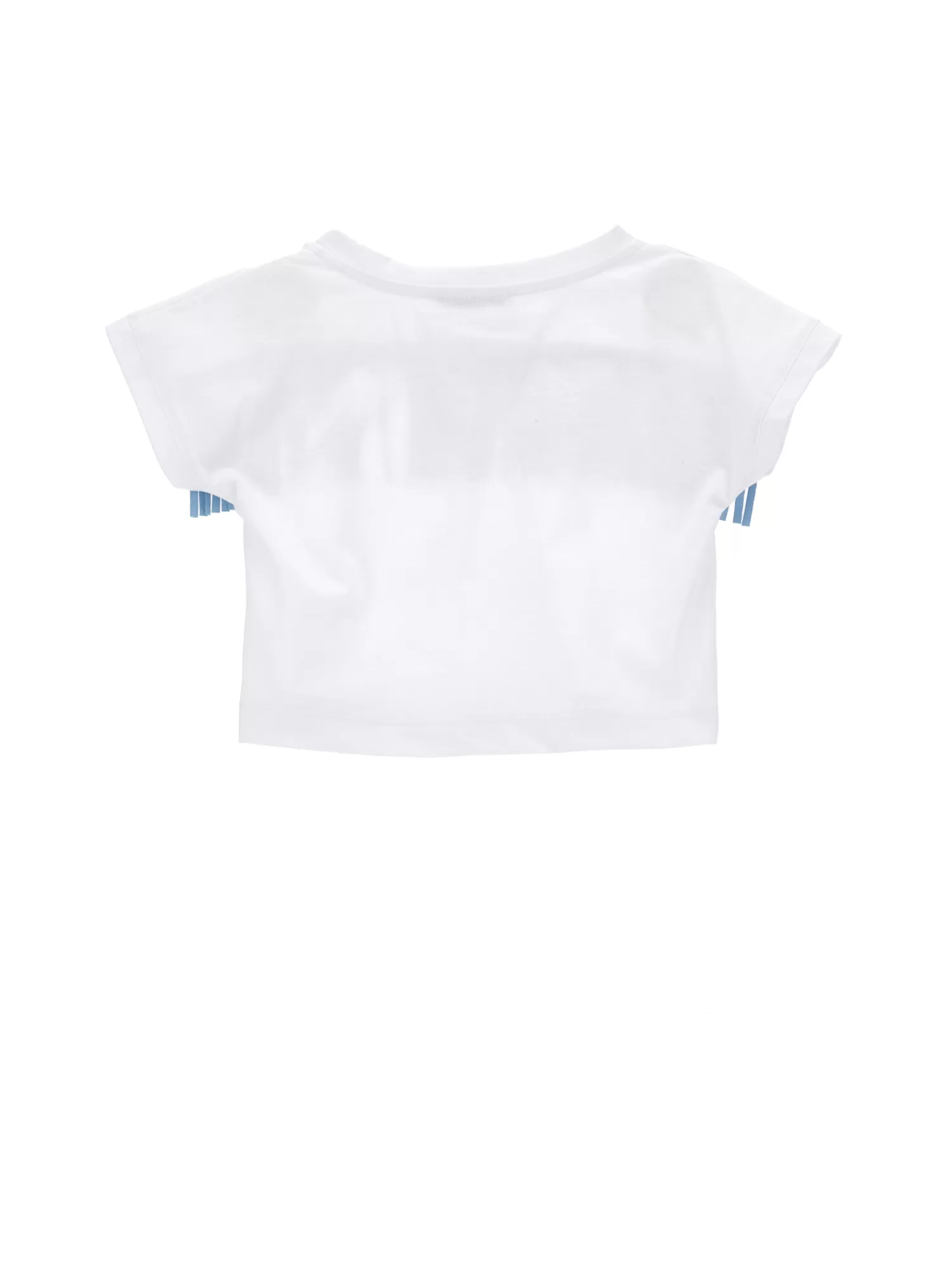 Monnalisa T-shirt cotone organico con frange