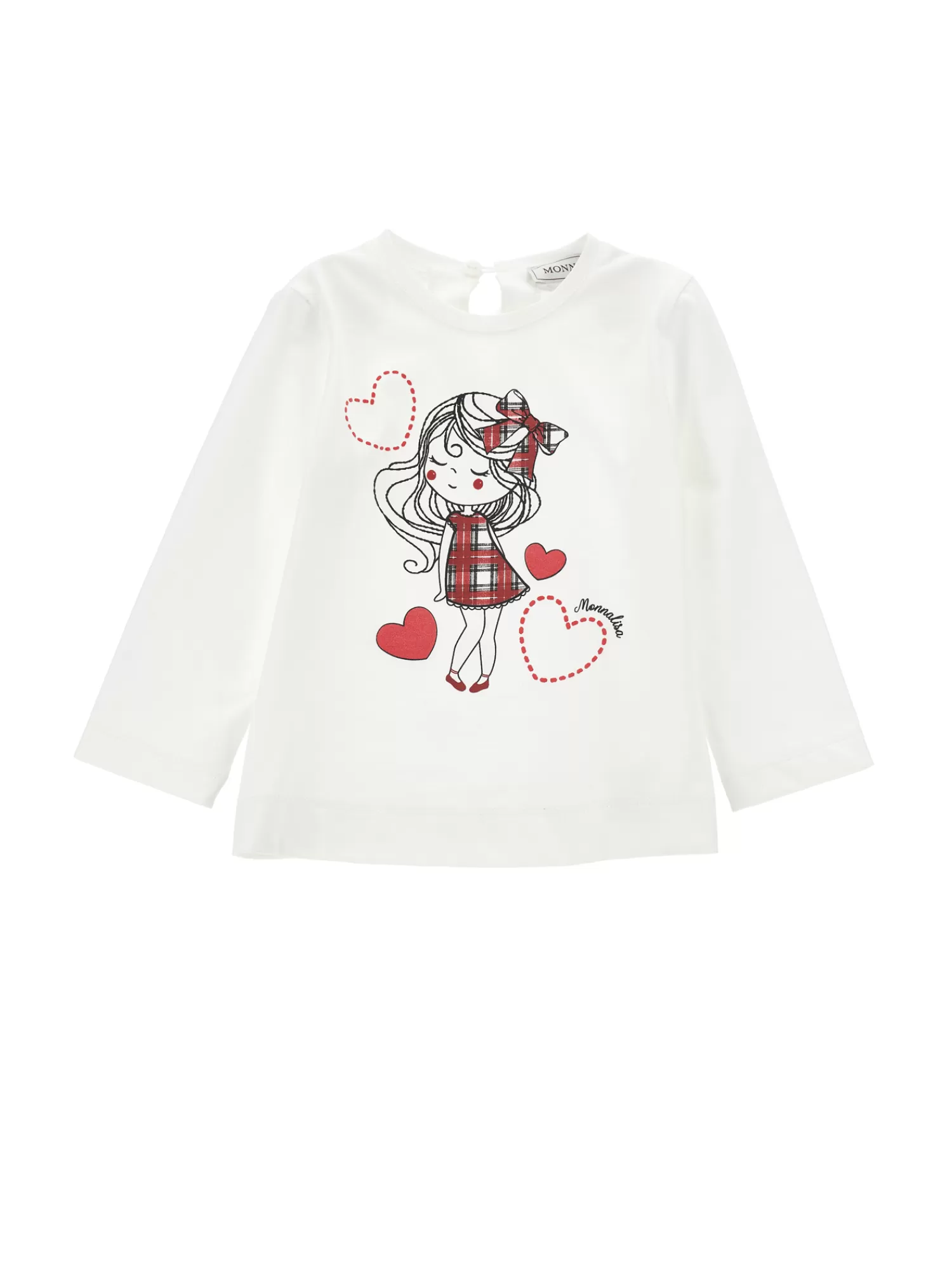 Monnalisa T-shirt cotone organico stampa girls