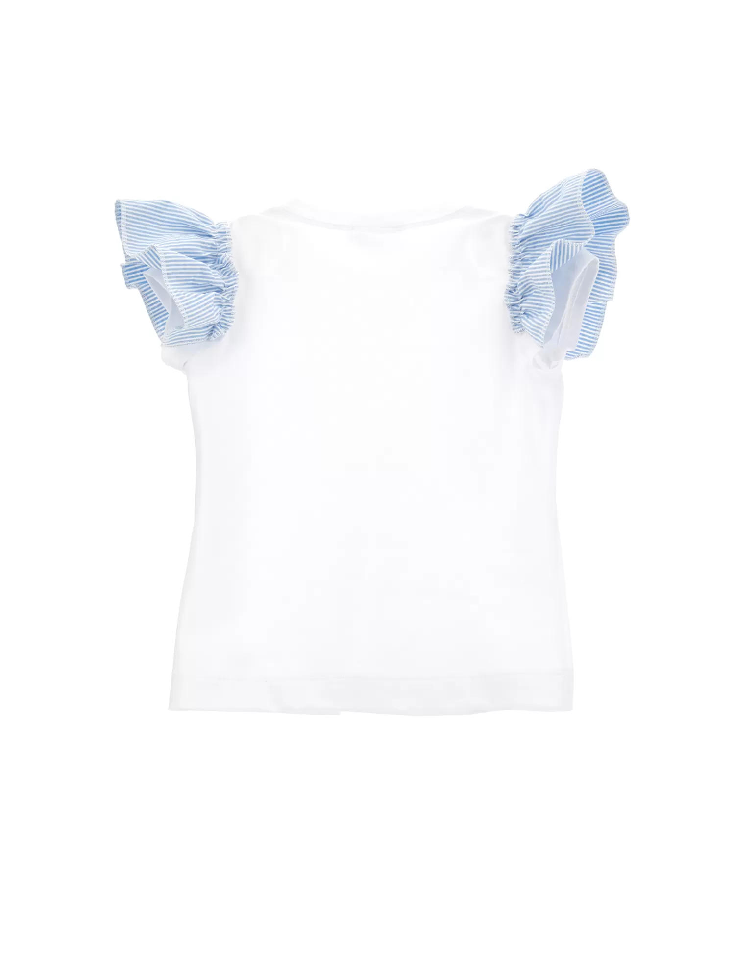 Monnalisa T-shirt cotone organico volants