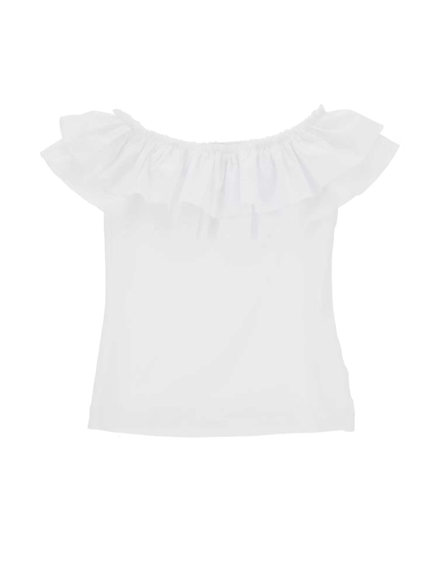 Monnalisa T-shirt jersey con maxigale