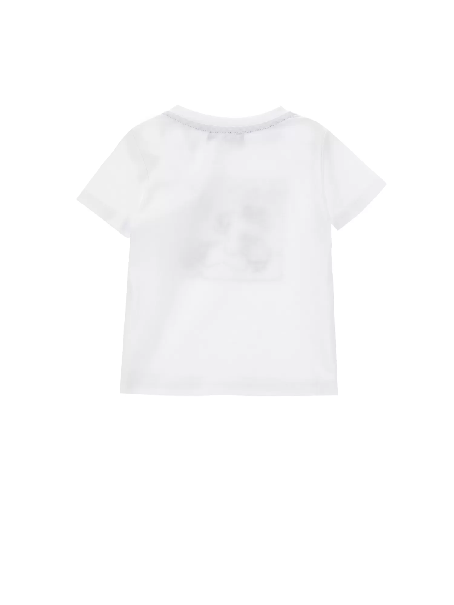 Bambino Monnalisa T-shirt jersey ricamata