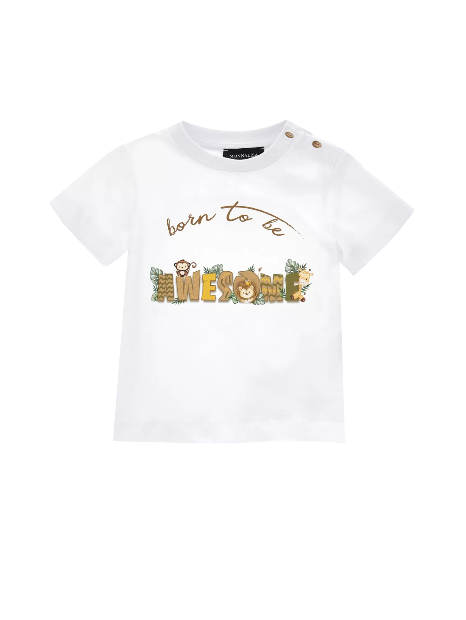 Bambino Monnalisa T-shirt jersey safari