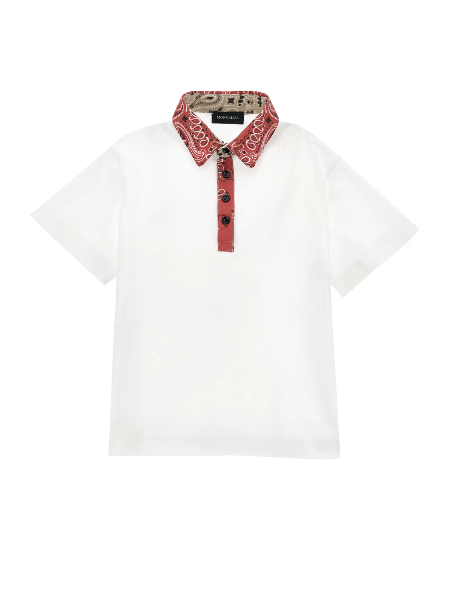 Bambino Monnalisa T-shirt piquet paisley