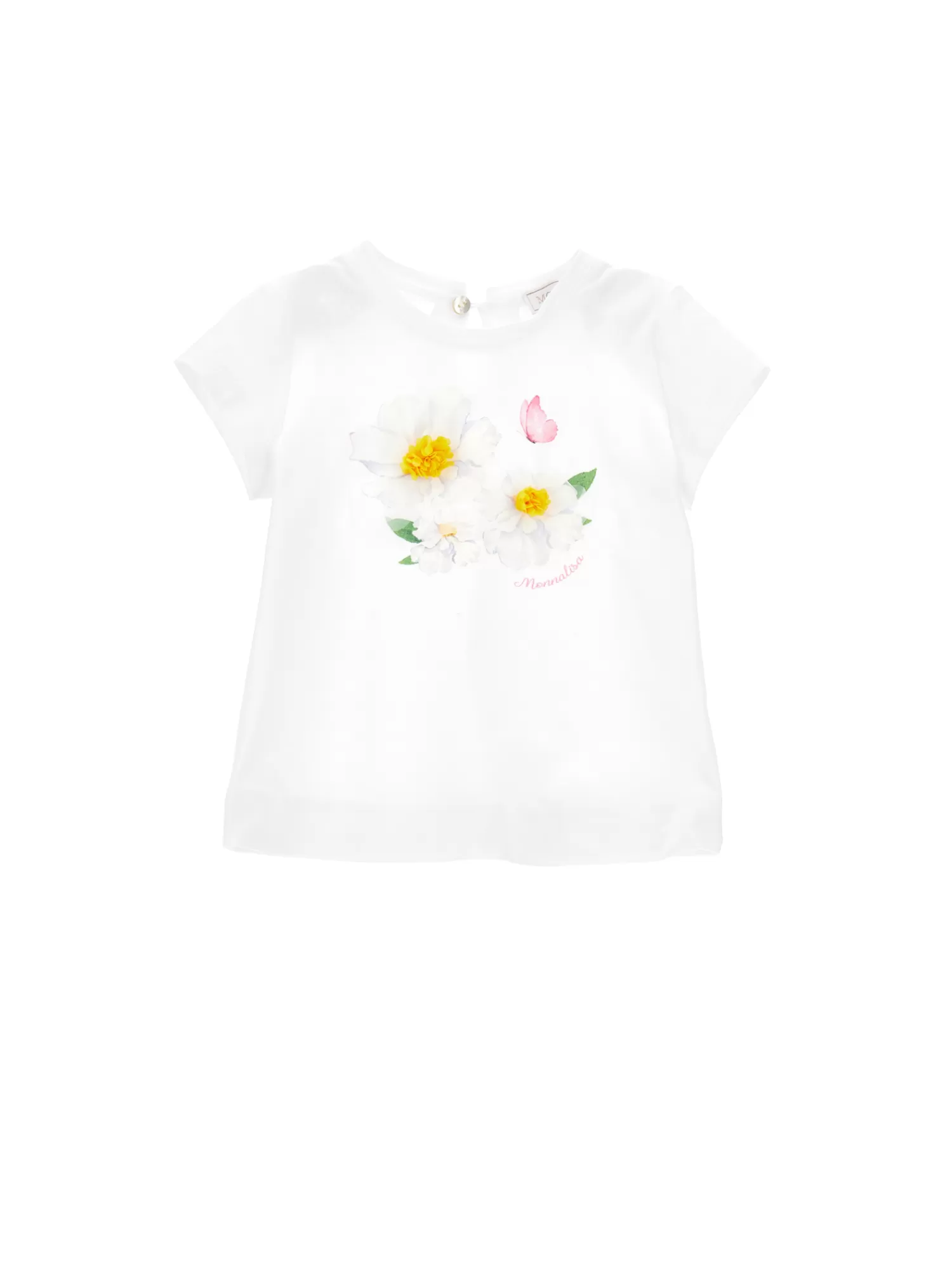 Monnalisa T-shirt stampa floreale