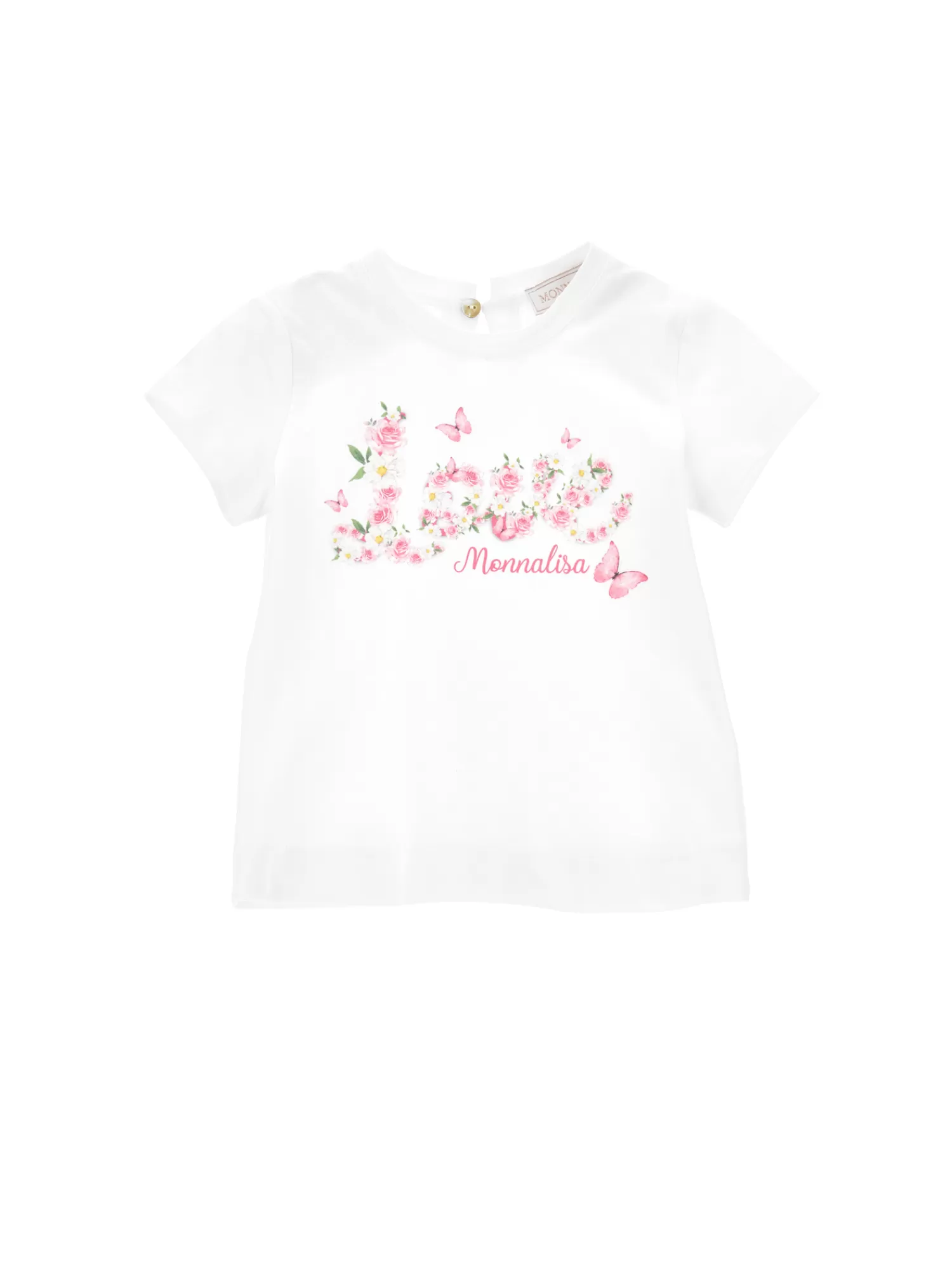 Monnalisa T-shirt stampa Love