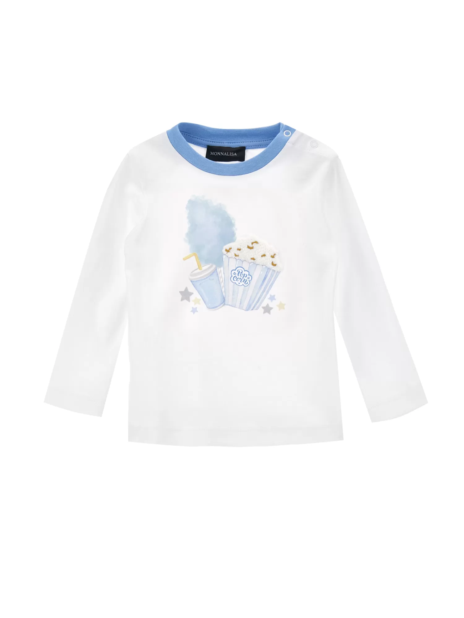 Bambino Monnalisa T-shirt stampa pop  maniche lunghe